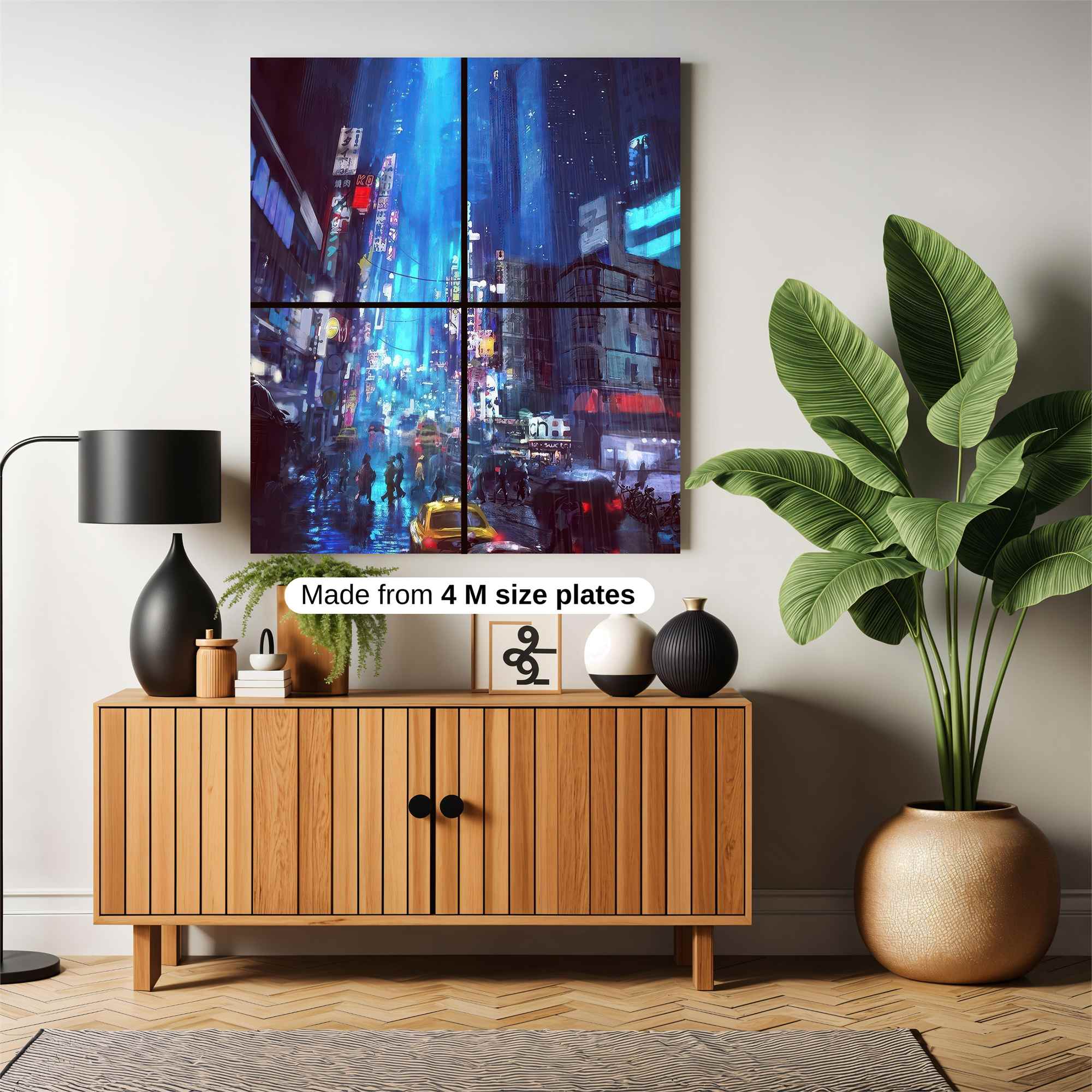 Cyberpunk Dreamscape Safe Wall Magnetic / M
