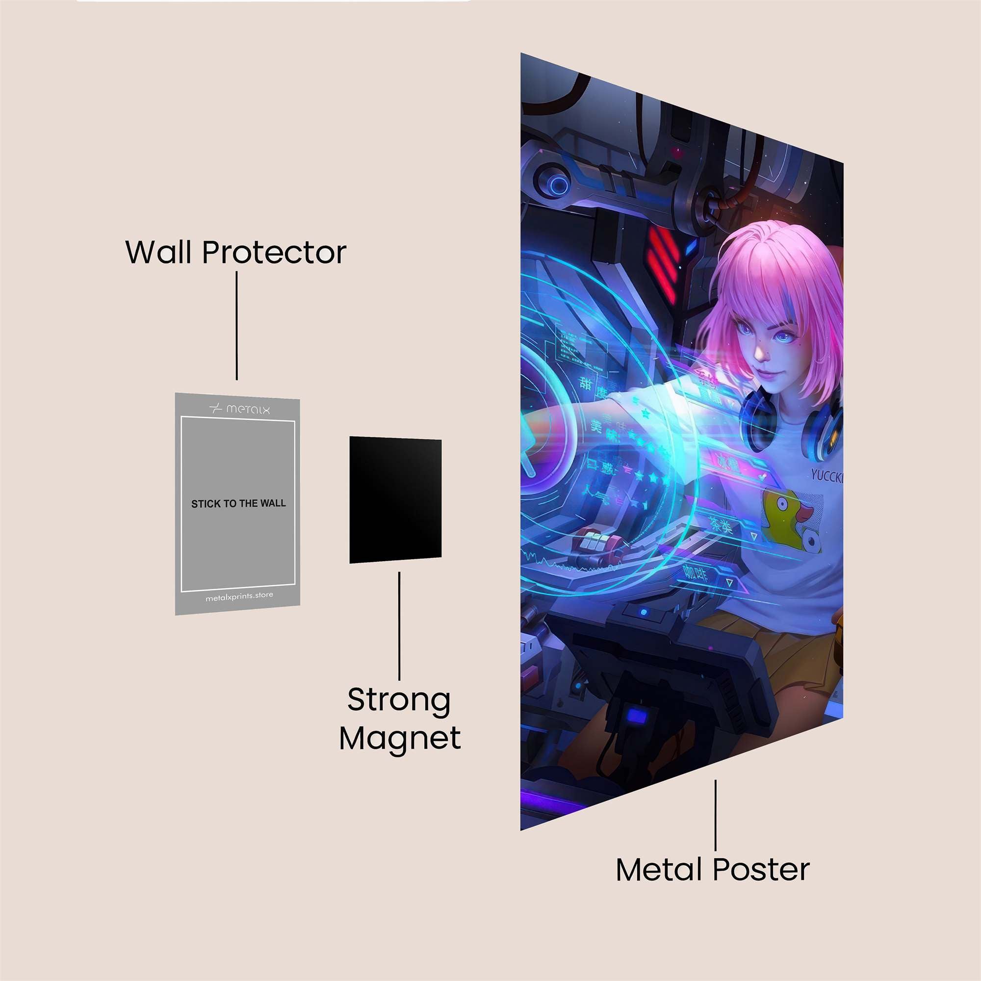 Cyber Euphoria Safe Wall Magnetic / M