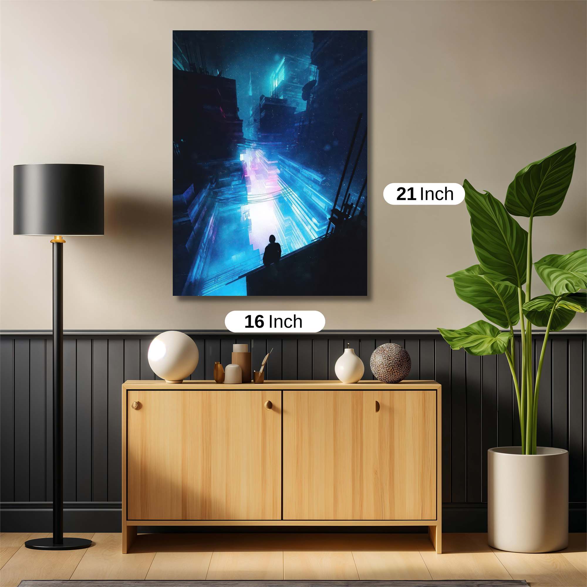 Cyberpunk Solitude Safe Wall Magnetic / M