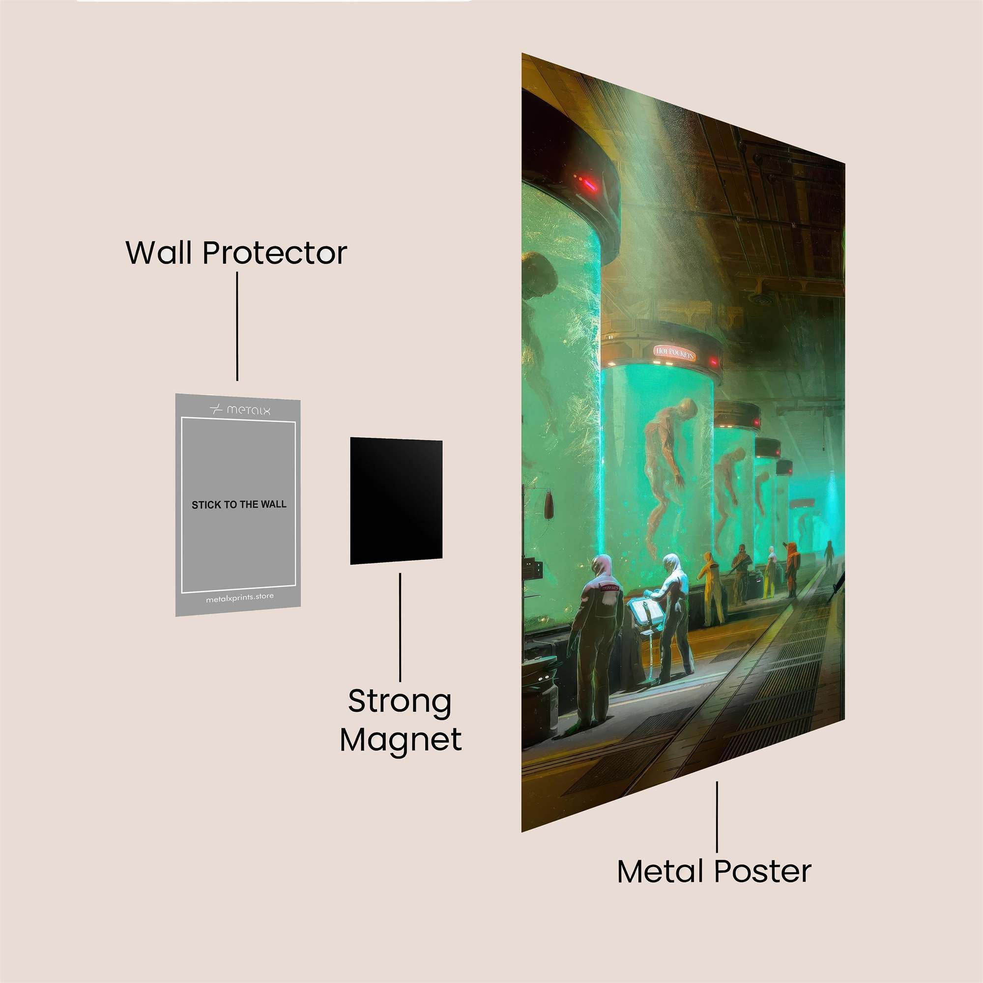 Alien Sanctuary Safe Wall Magnetic / M