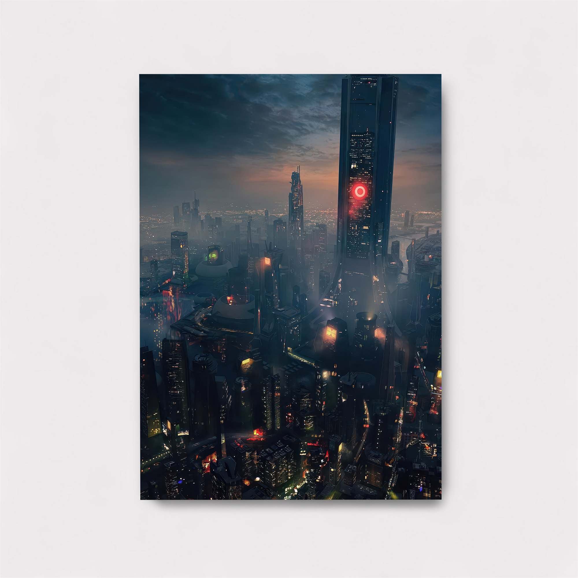 Cyberpunk Twilight Safe Wall Magnetic / M