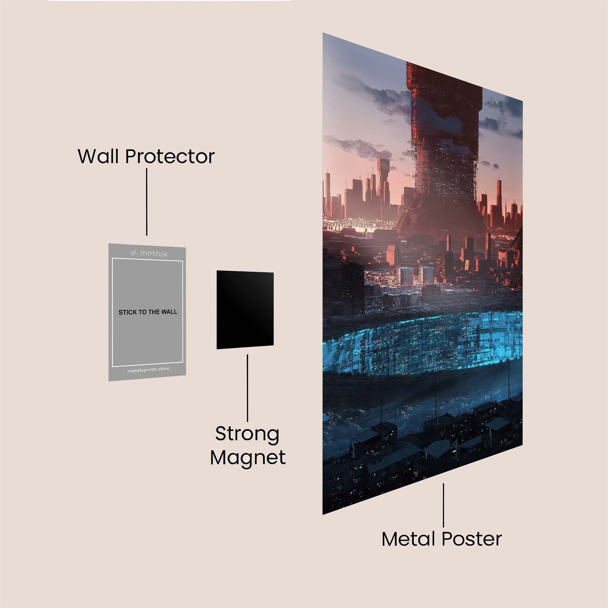 Colossal Majesty Safe Wall Magnetic / M