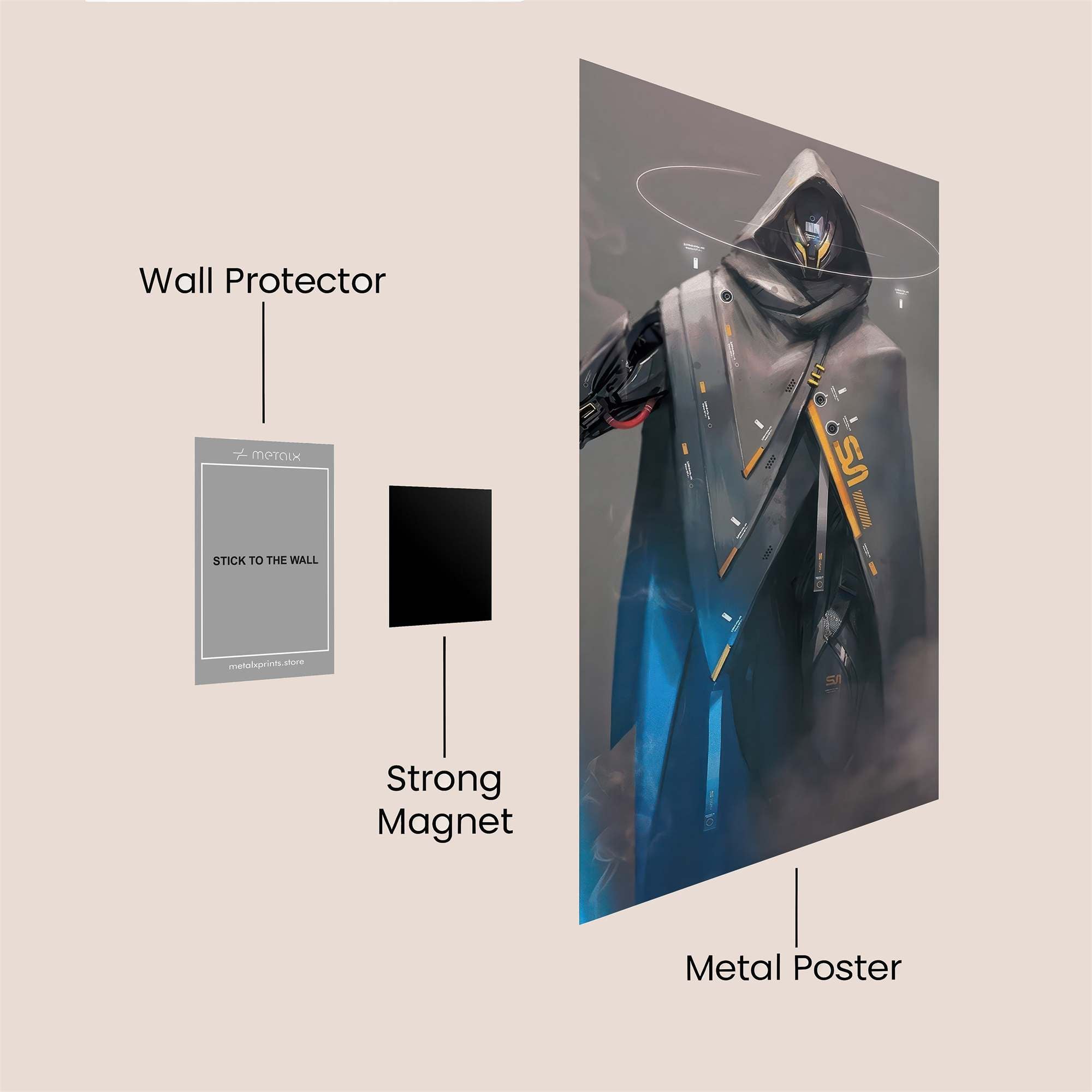 Jedi Sentinel Safe Wall Magnetic / M