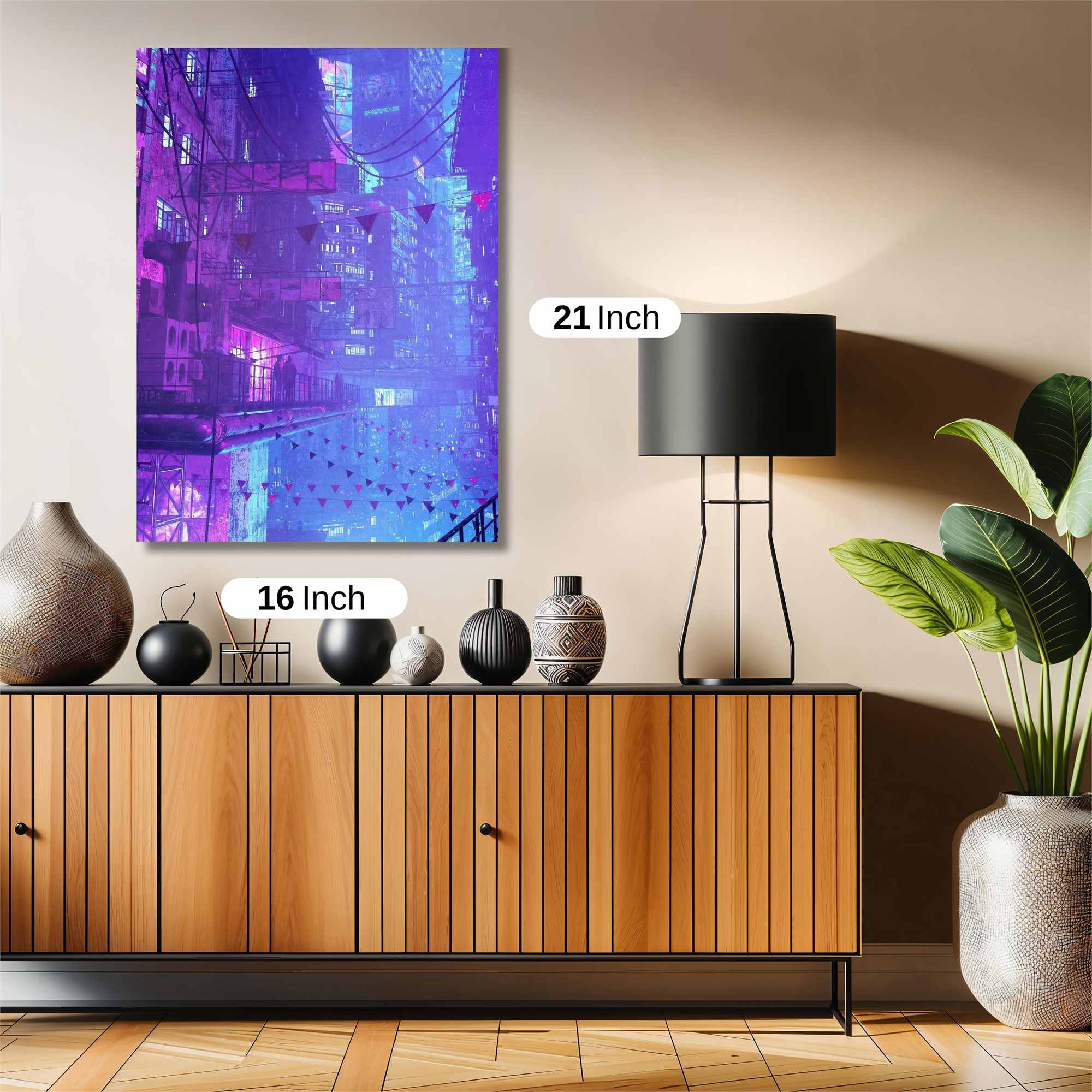 Neon Serenity Safe Wall Magnetic / M