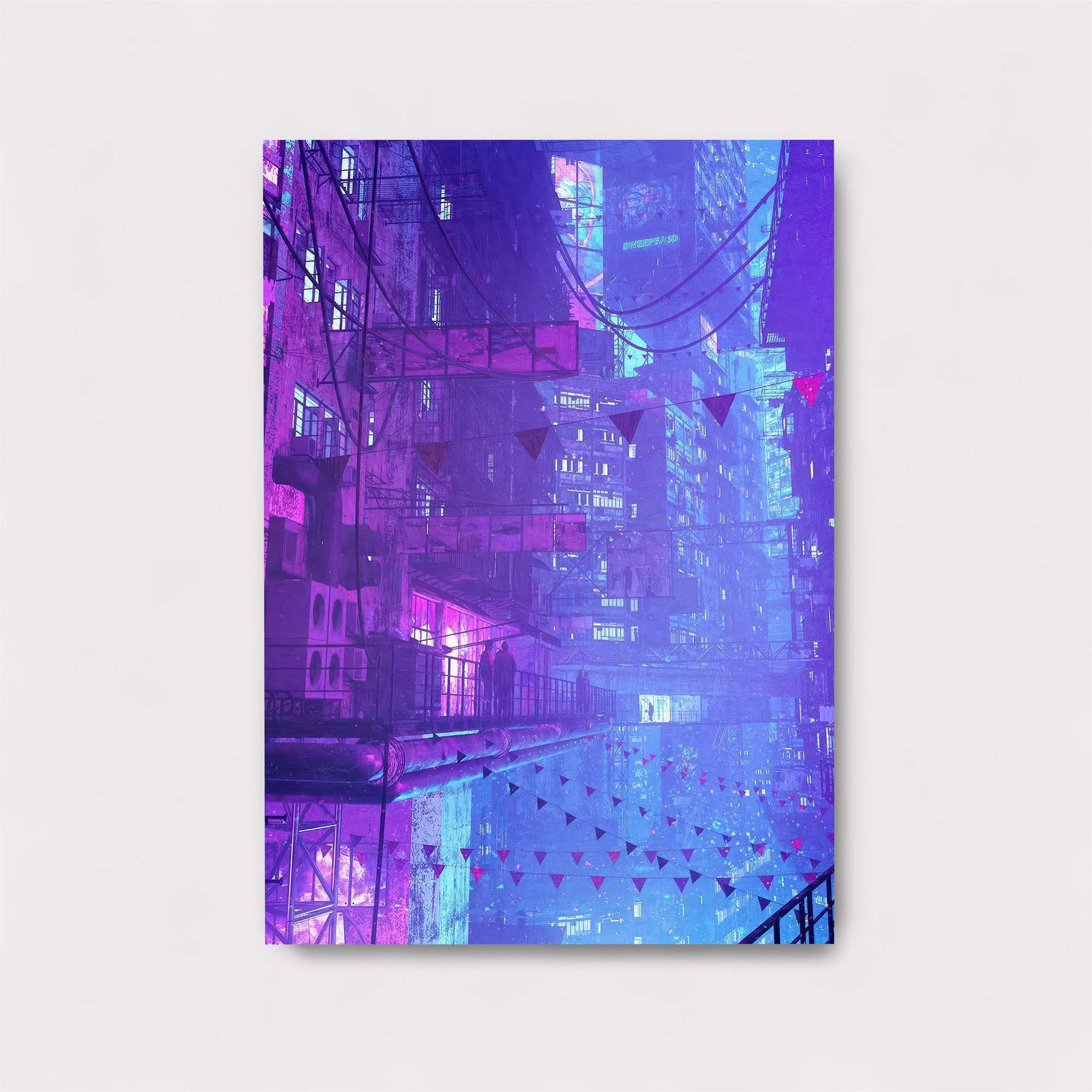 Neon Serenity Safe Wall Magnetic / M