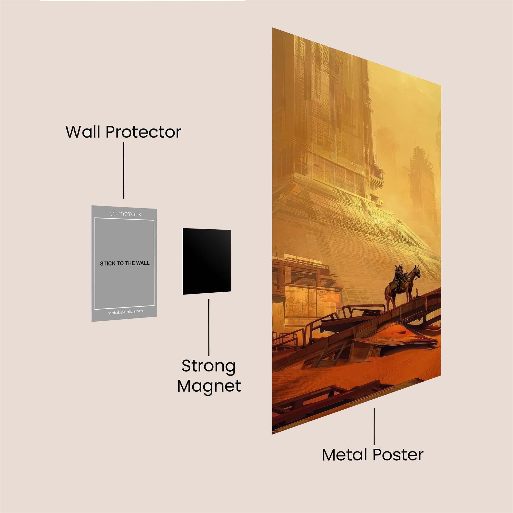Deserted Odyssey Safe Wall Magnetic / M