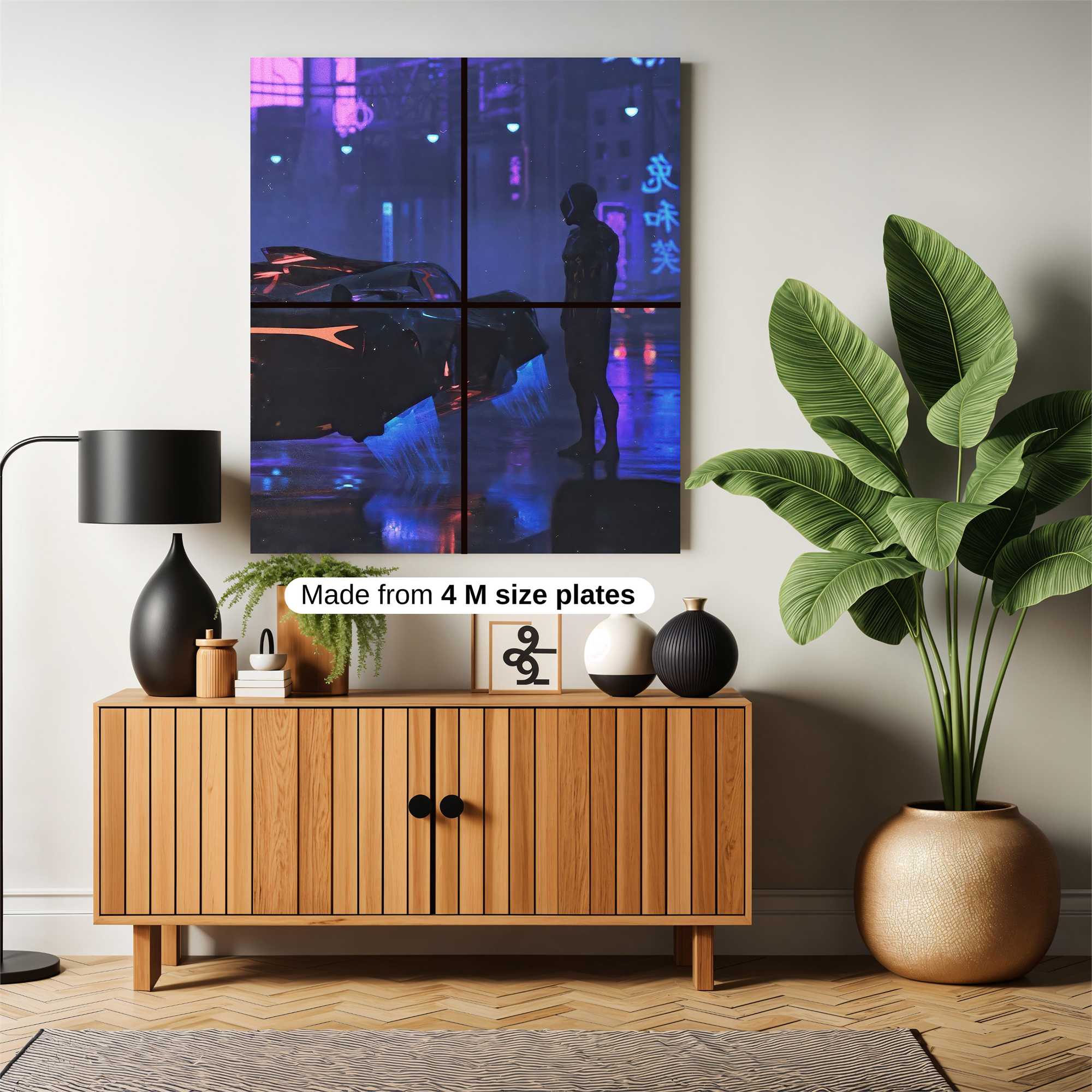 Cyberpunk Noir Safe Wall Magnetic / M
