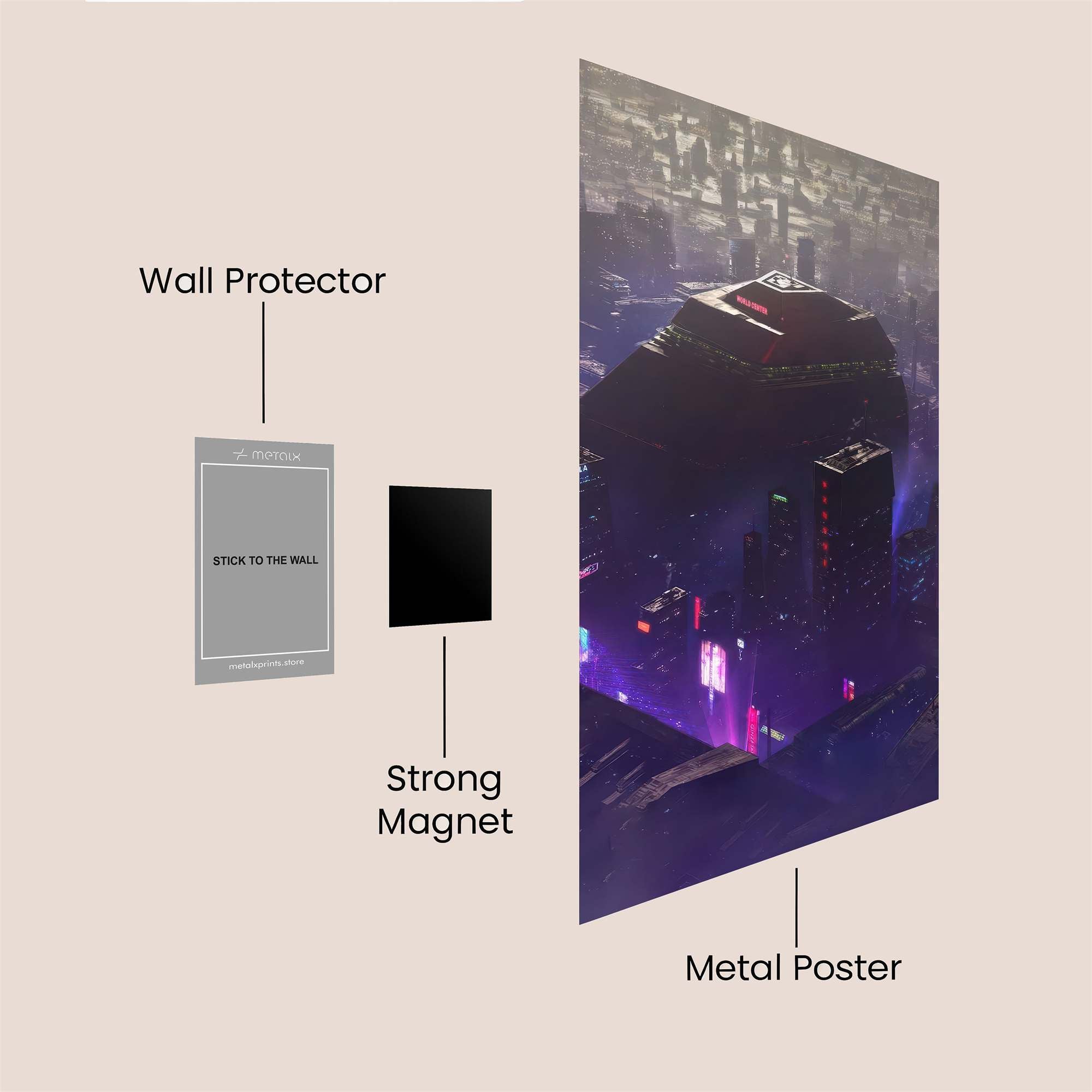 Cyberpunk Enigma Safe Wall Magnetic / M