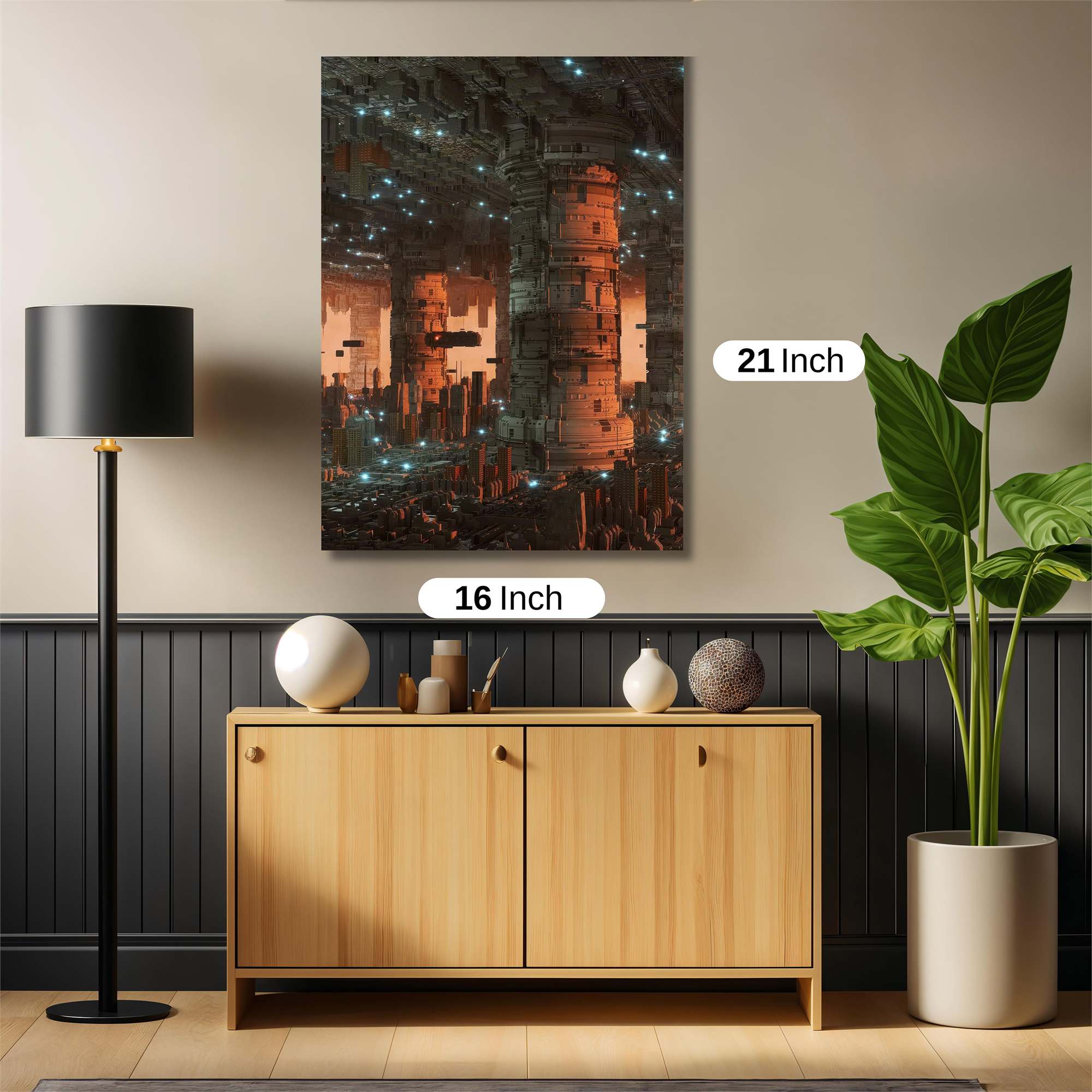 Cyber Labyrinth Safe Wall Magnetic / M