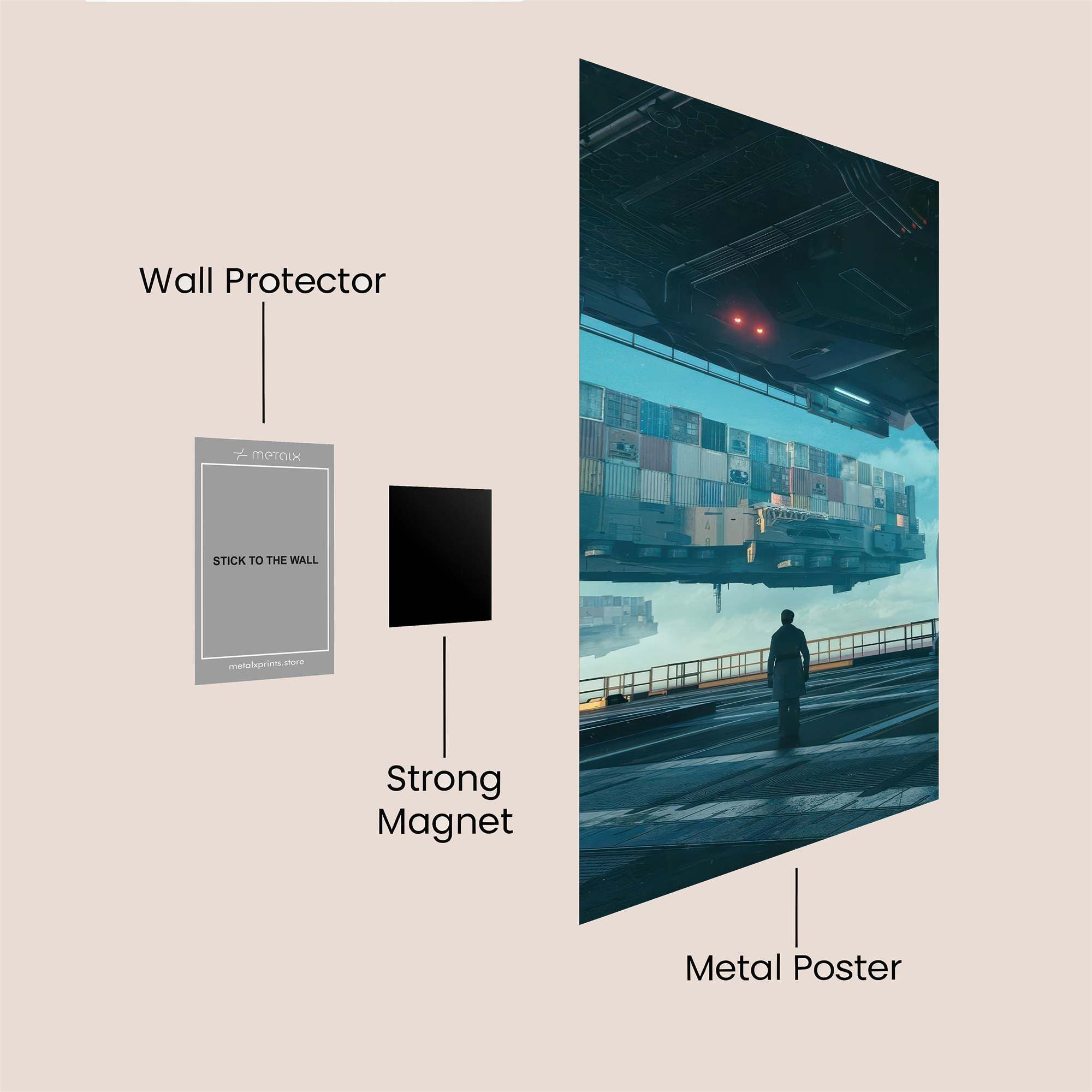 Cargo Enigma Safe Wall Magnetic / M
