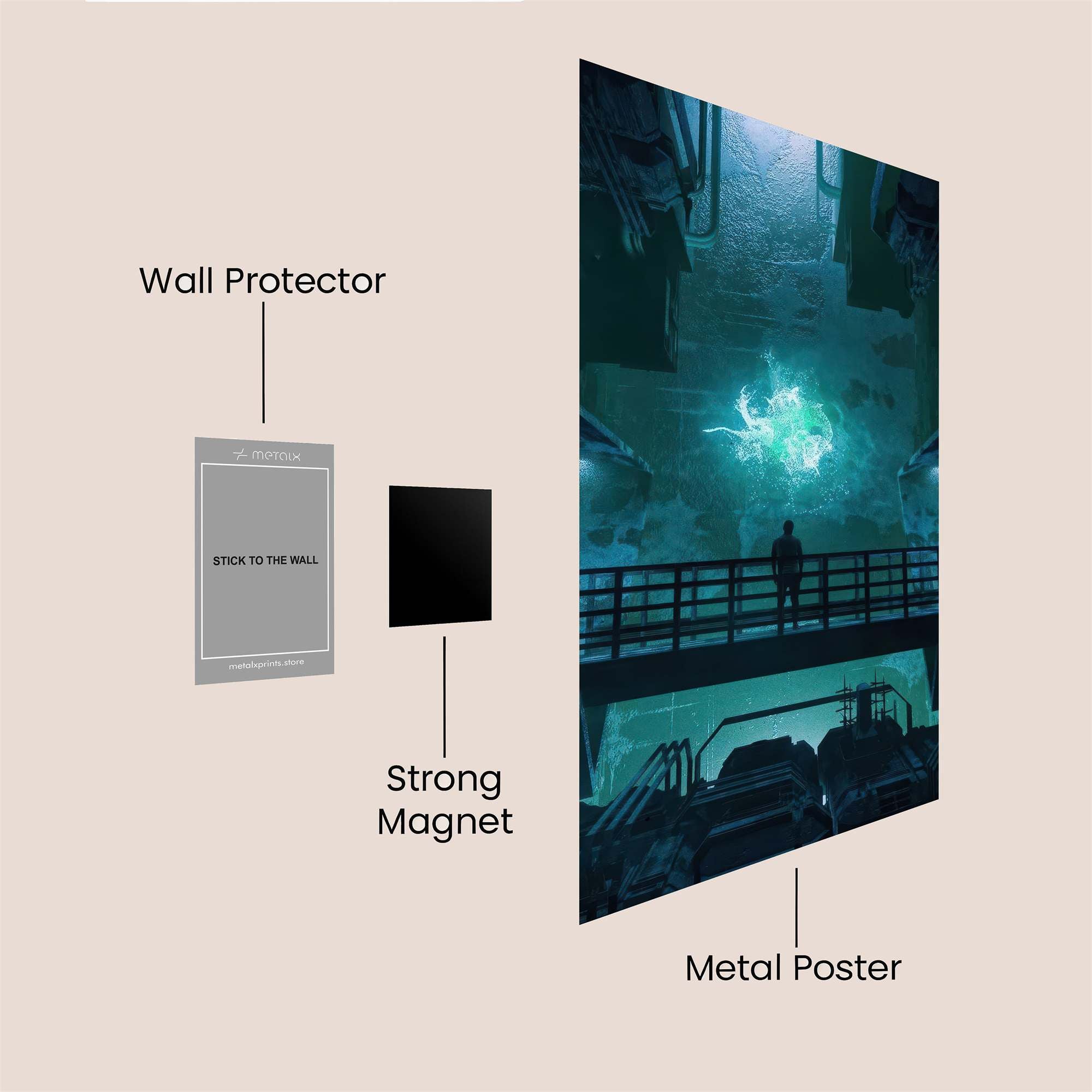 Portal Serenity Safe Wall Magnetic / M