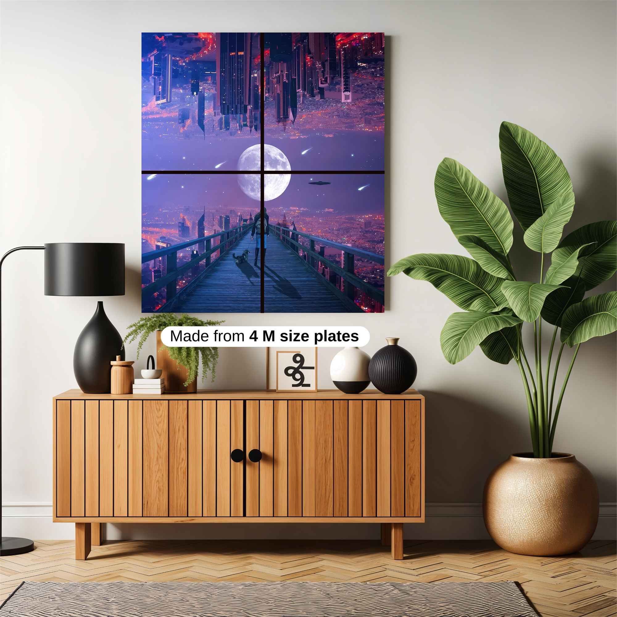 Moonlit Serenity Safe Wall Magnetic / M