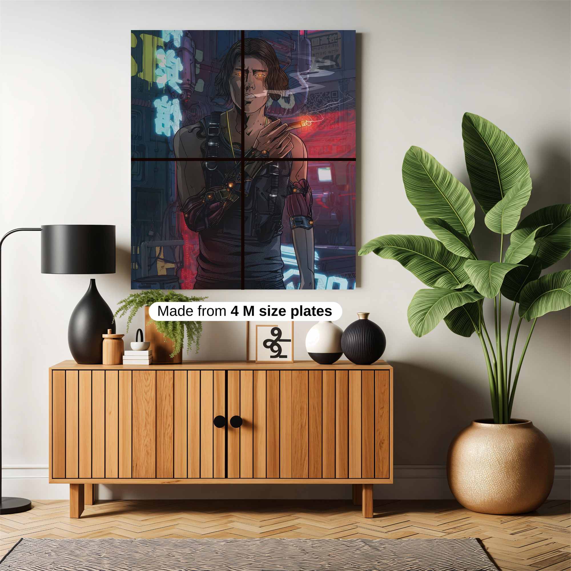 Cyberpunk Rebel Safe Wall Magnetic / M