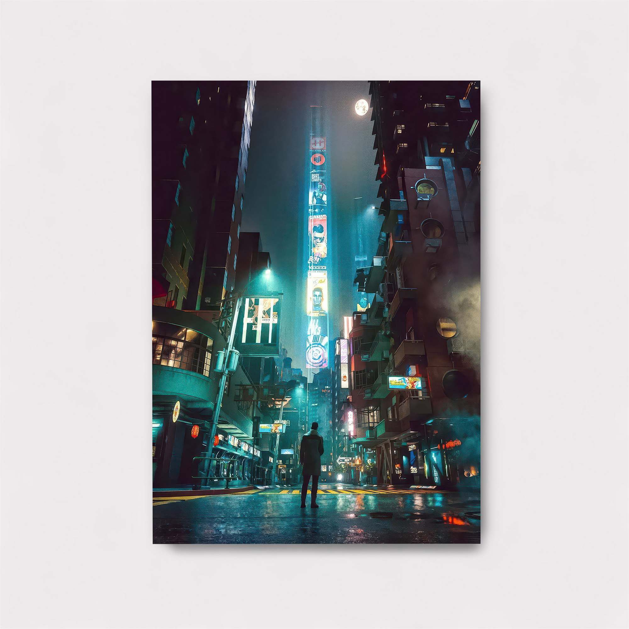 Cyberpunk Solitude Safe Wall Magnetic / M