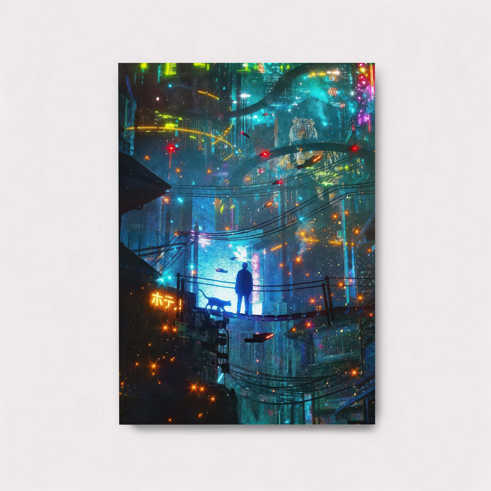 Cyberpunk Solitude Safe Wall Magnetic / M