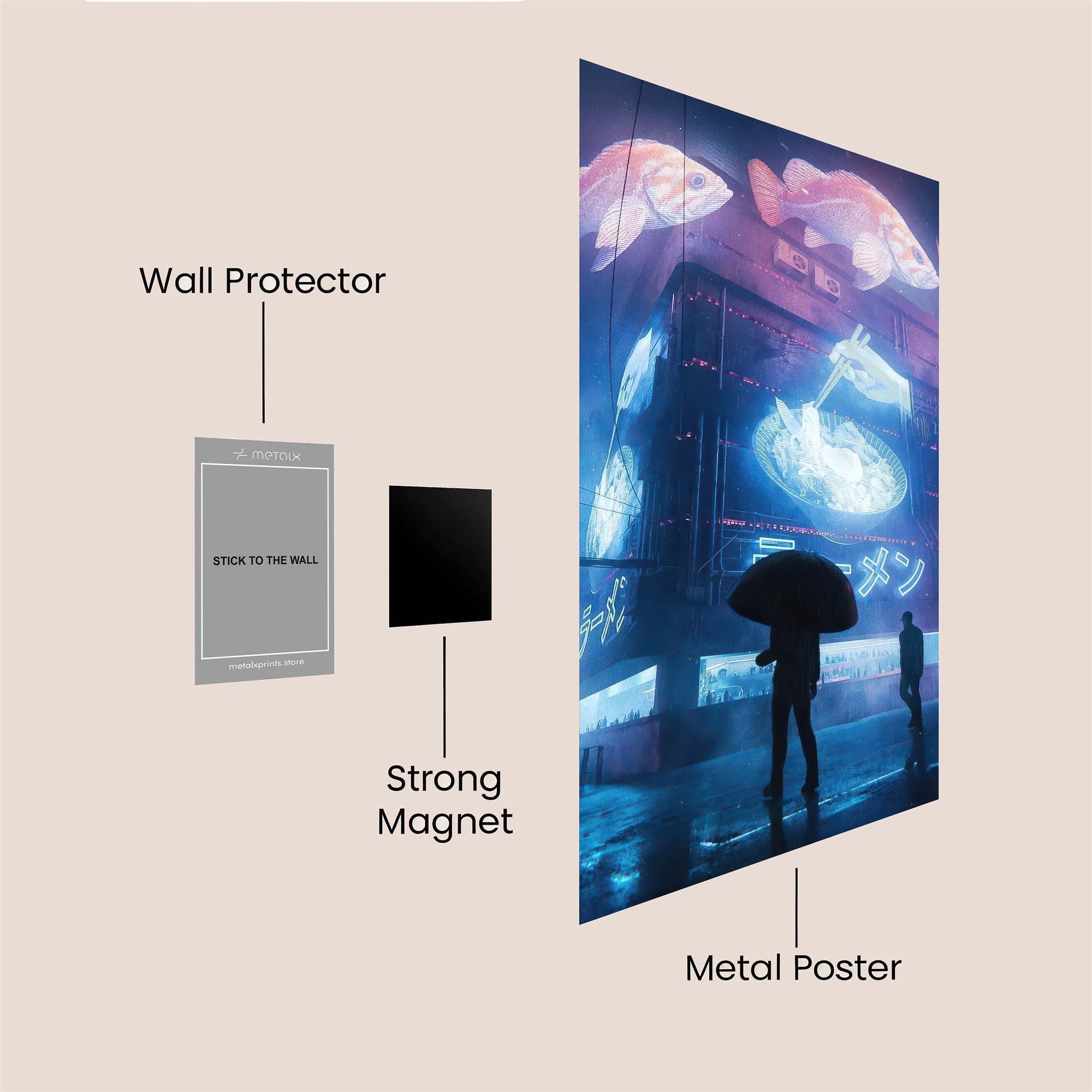 NeonDream Safe Wall Magnetic / M
