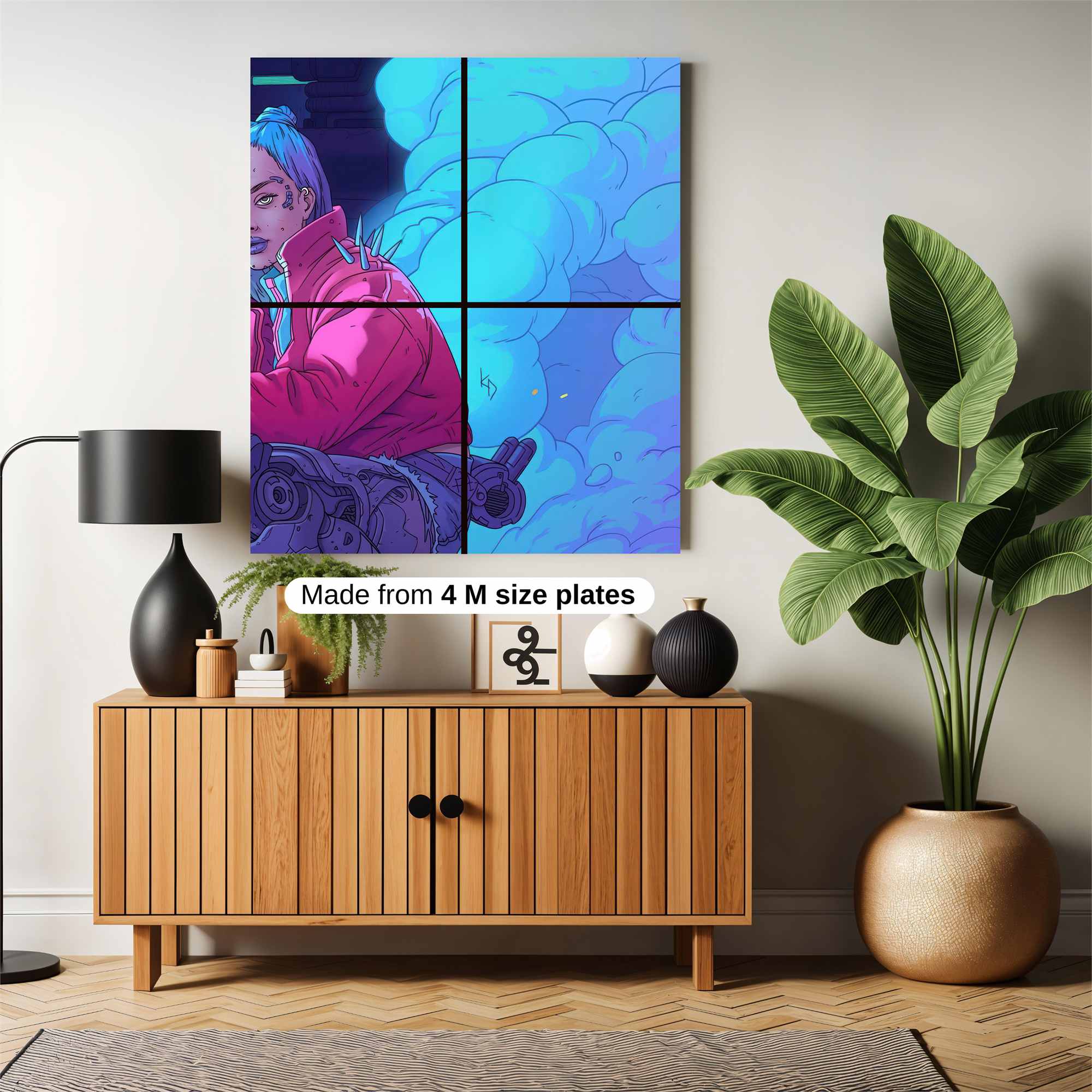 Cyberpunk Dream Safe Wall Magnetic / M