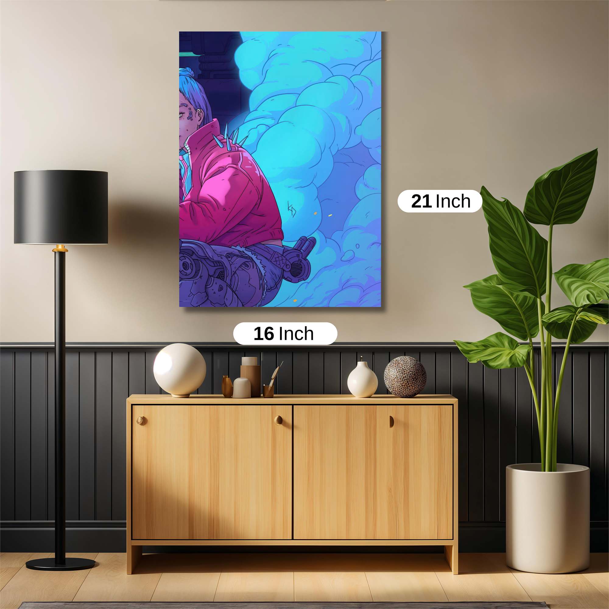 Cyberpunk Dream Safe Wall Magnetic / M