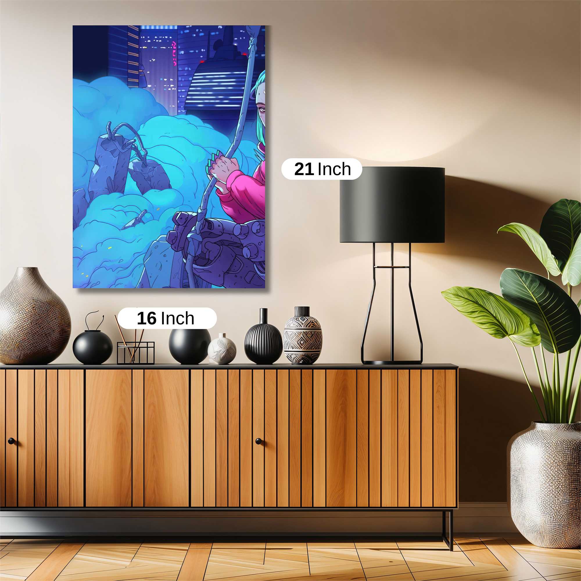 Cyber Serenity Safe Wall Magnetic / M