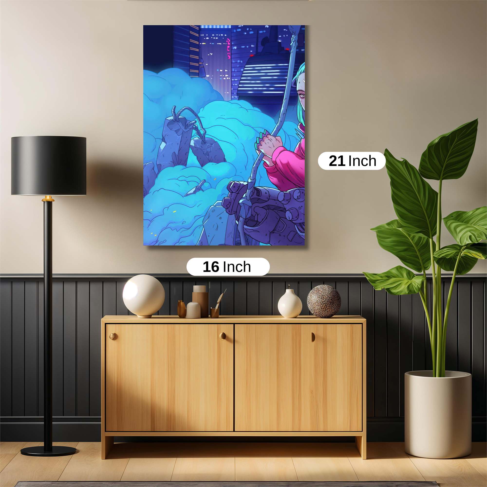 Cyber Serenity Safe Wall Magnetic / M