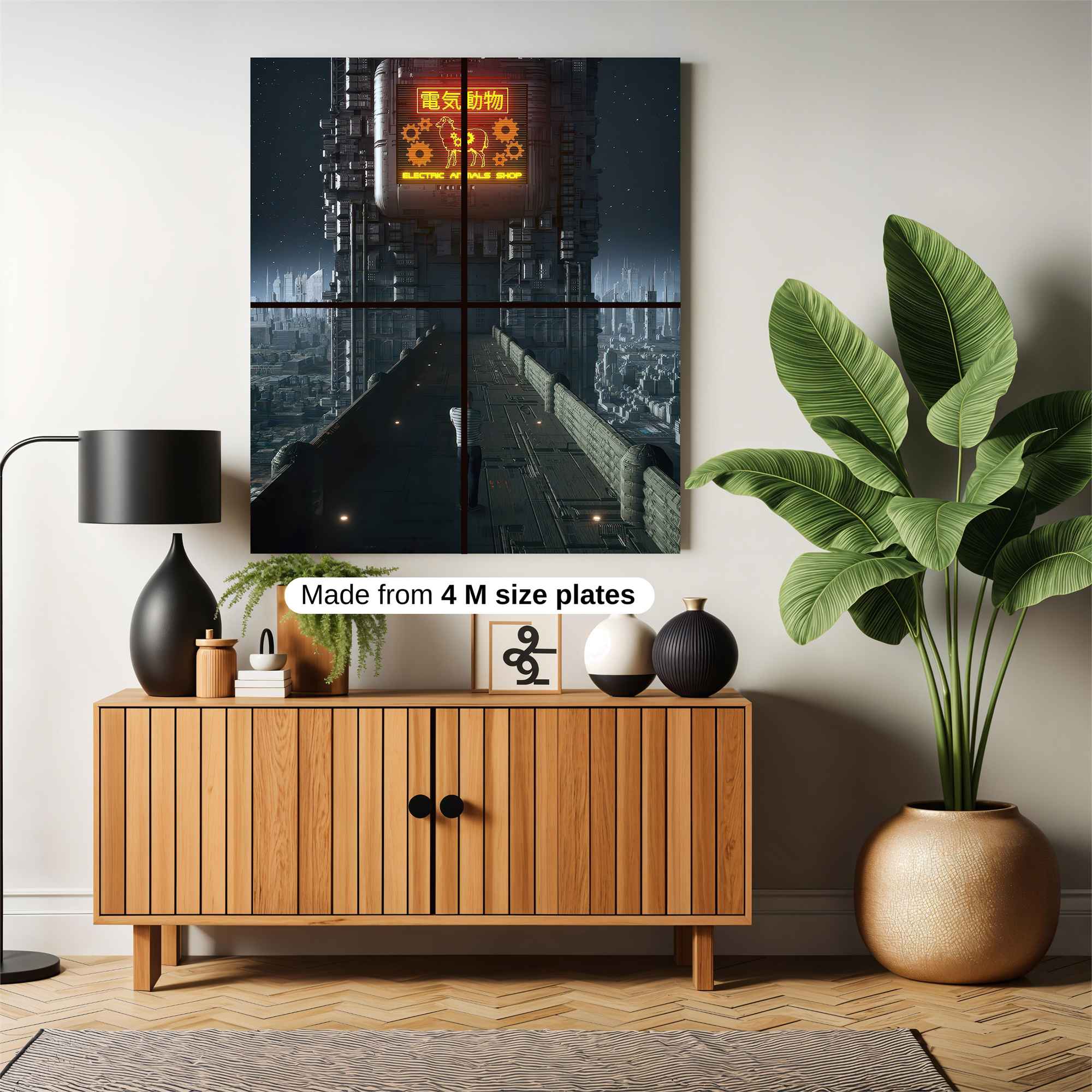 Neon Solitude Safe Wall Magnetic / M