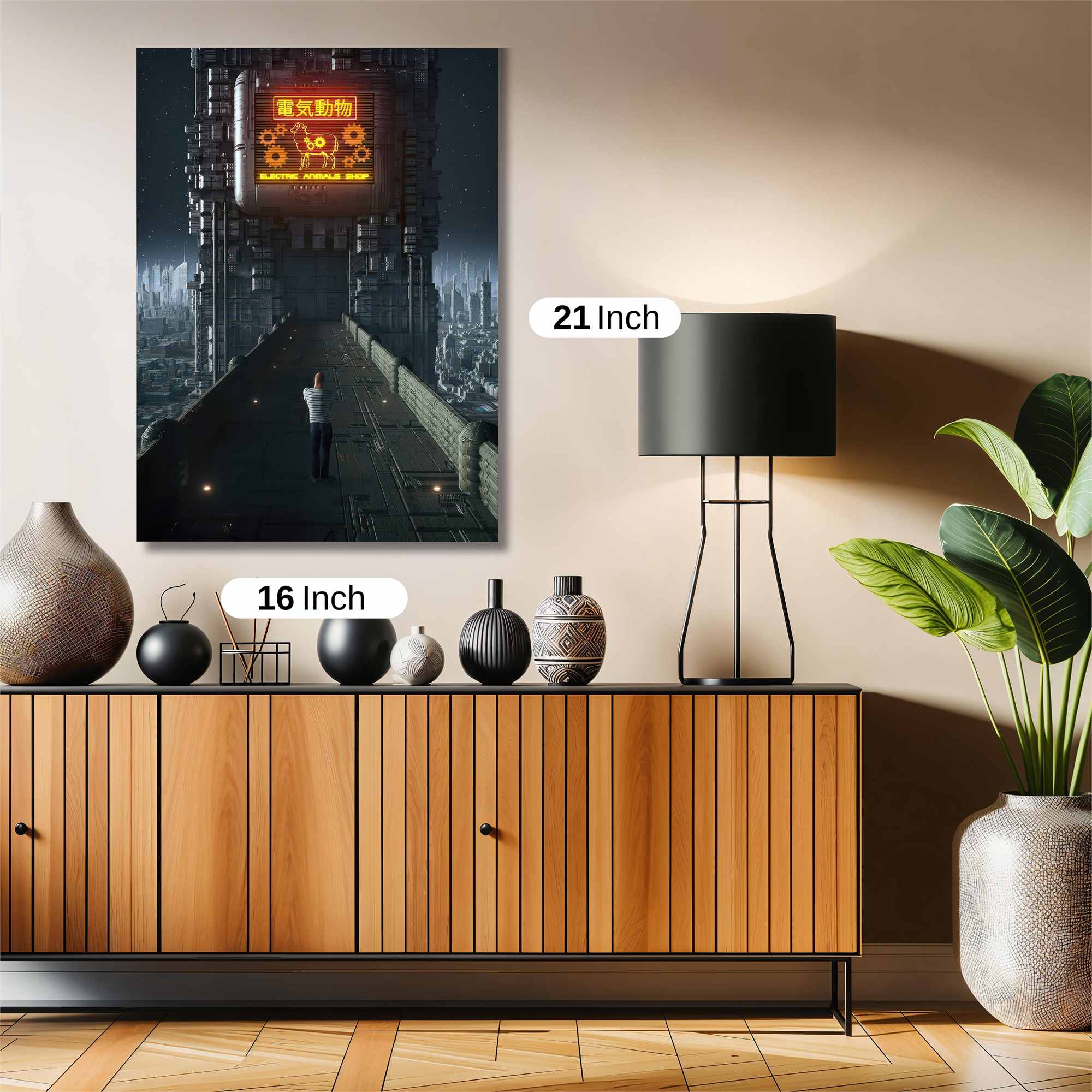 Neon Solitude Safe Wall Magnetic / M