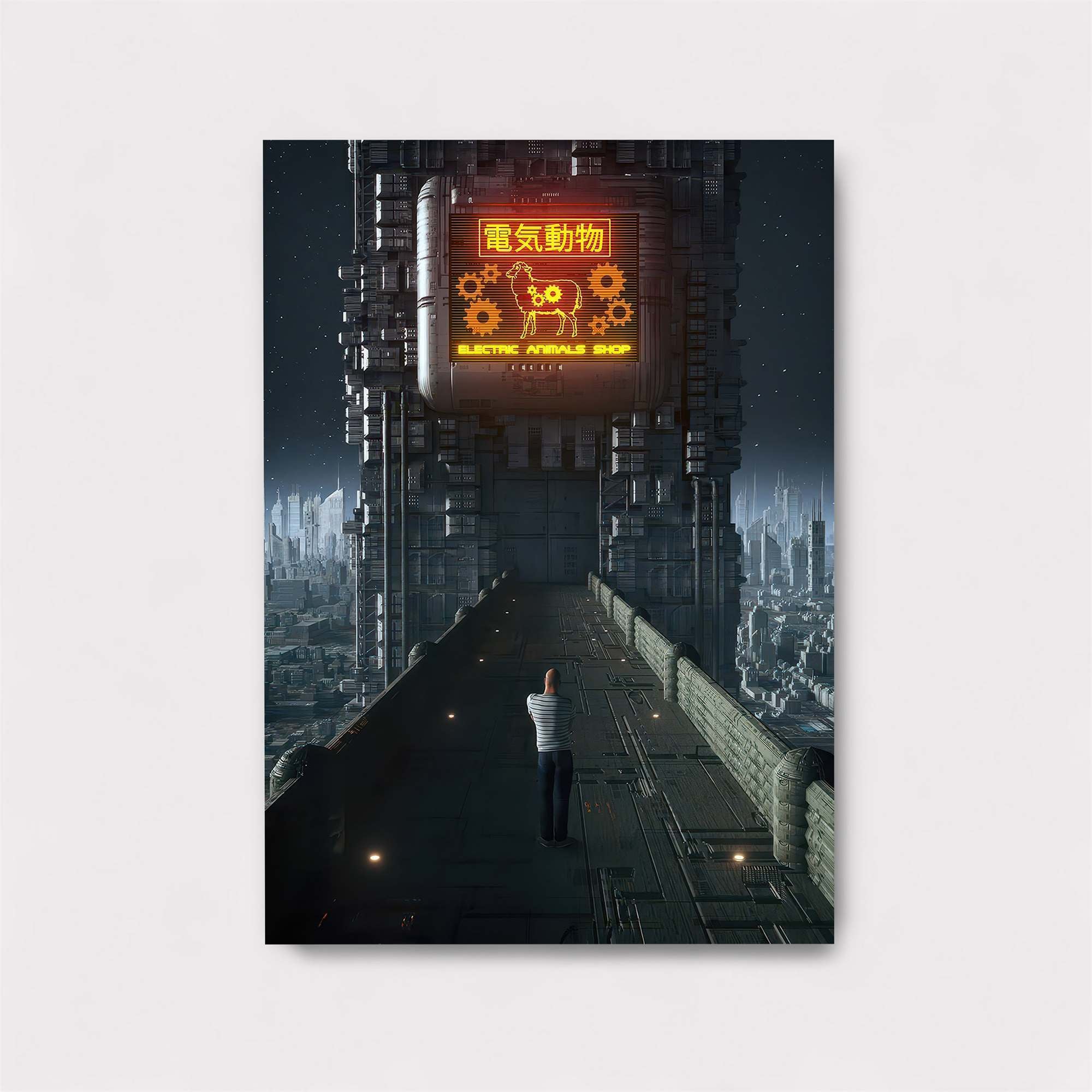 Neon Solitude Safe Wall Magnetic / M