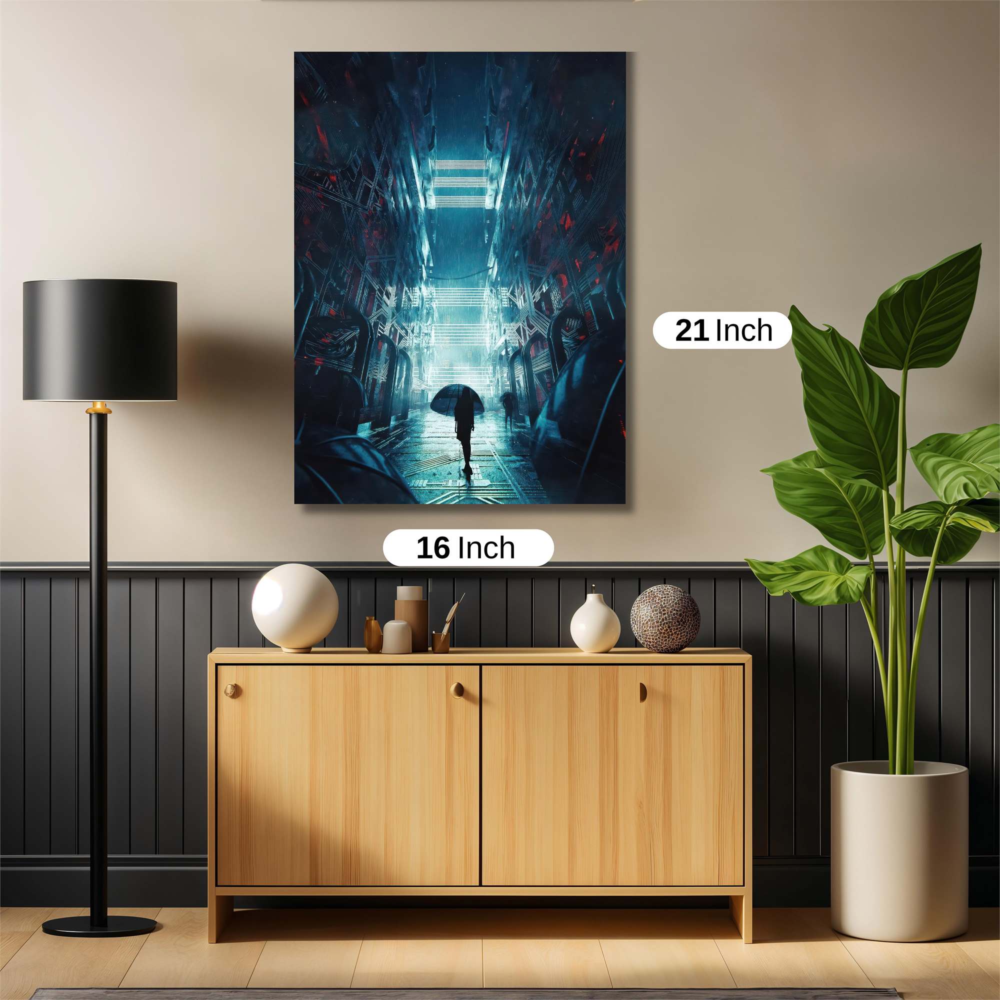 Cyberpunk Solitude Safe Wall Magnetic / M