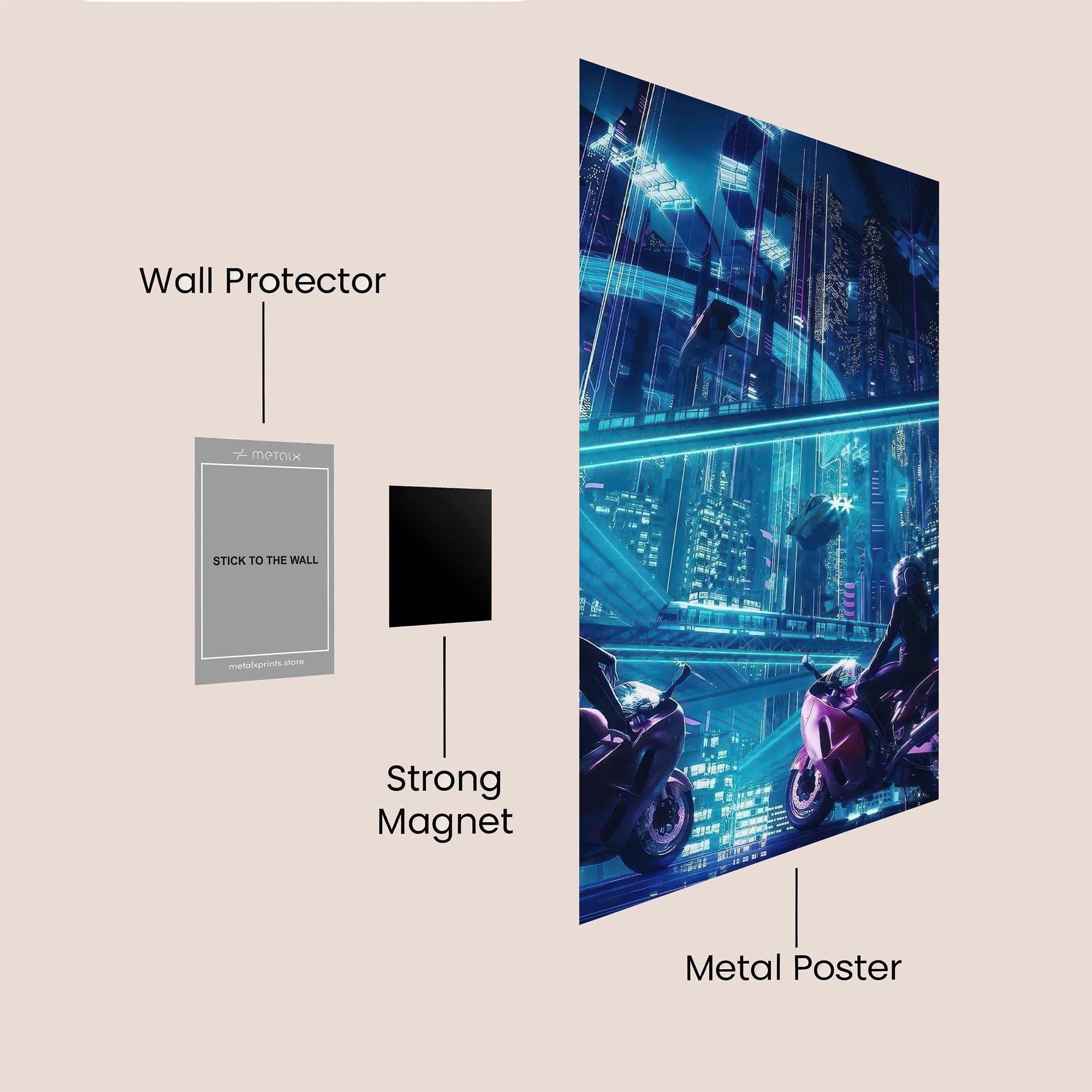 Cyberpunk Serenity Safe Wall Magnetic / M