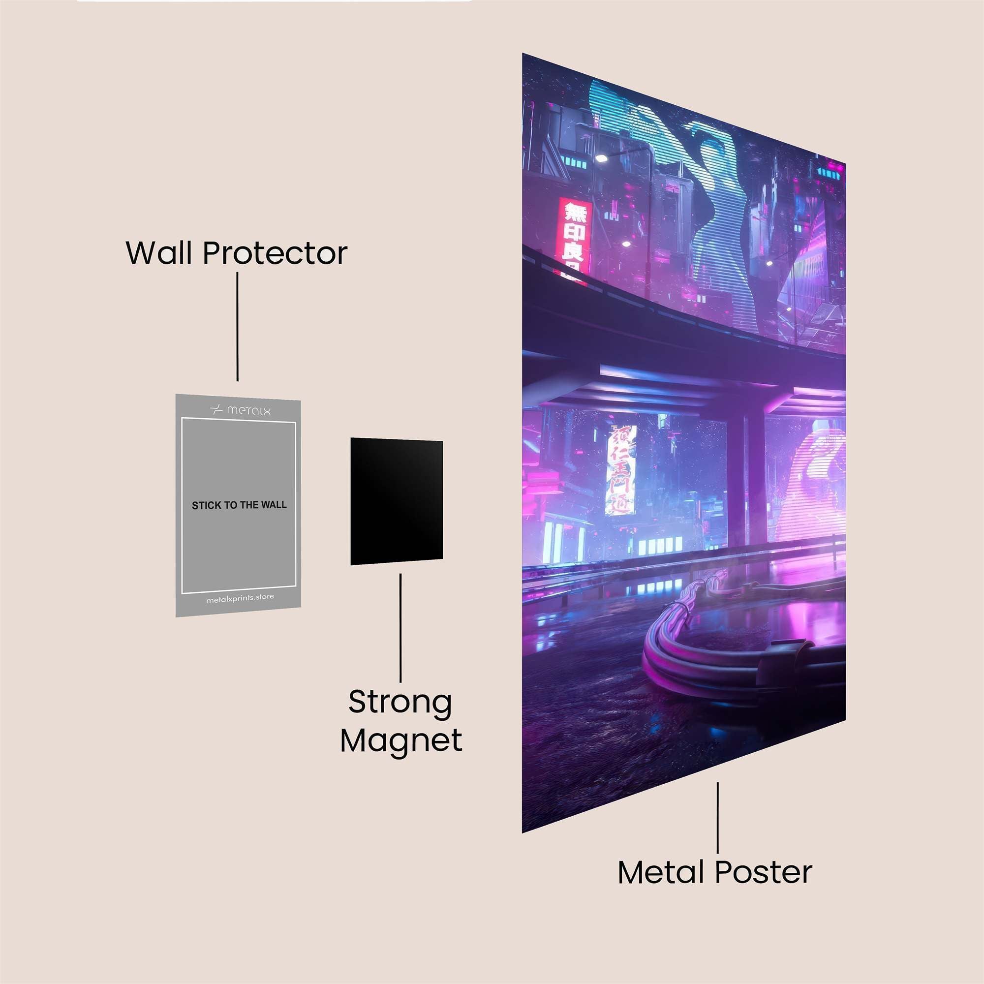 Cyber Enigma Safe Wall Magnetic / M