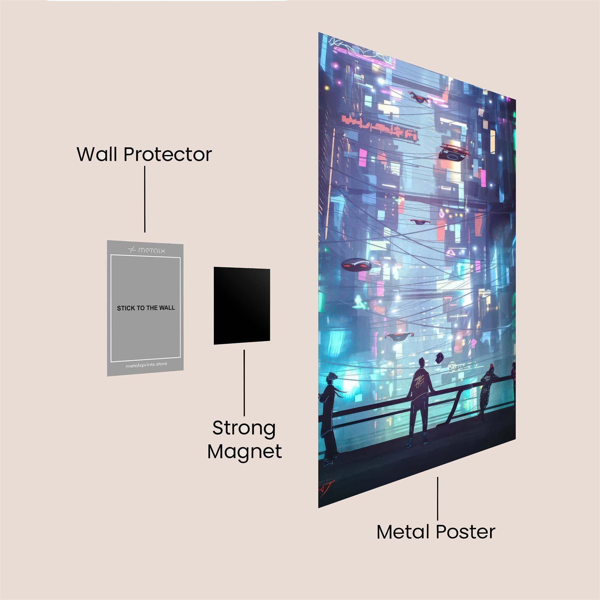Cosmic Armada Safe Wall Magnetic / M