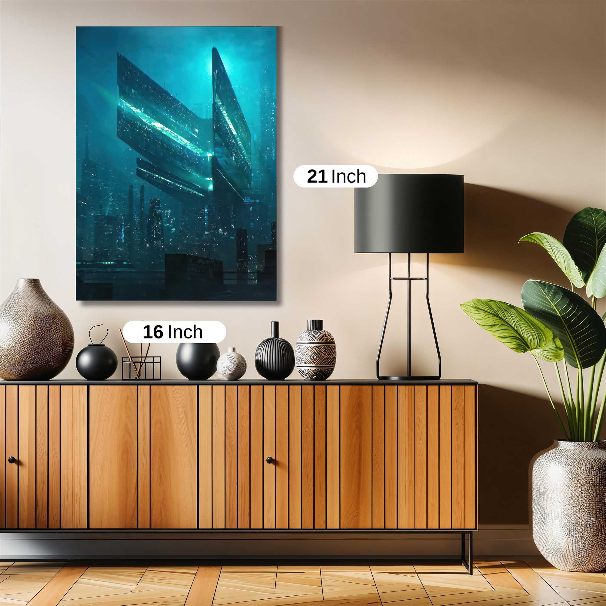 Neon Serenity Safe Wall Magnetic / M