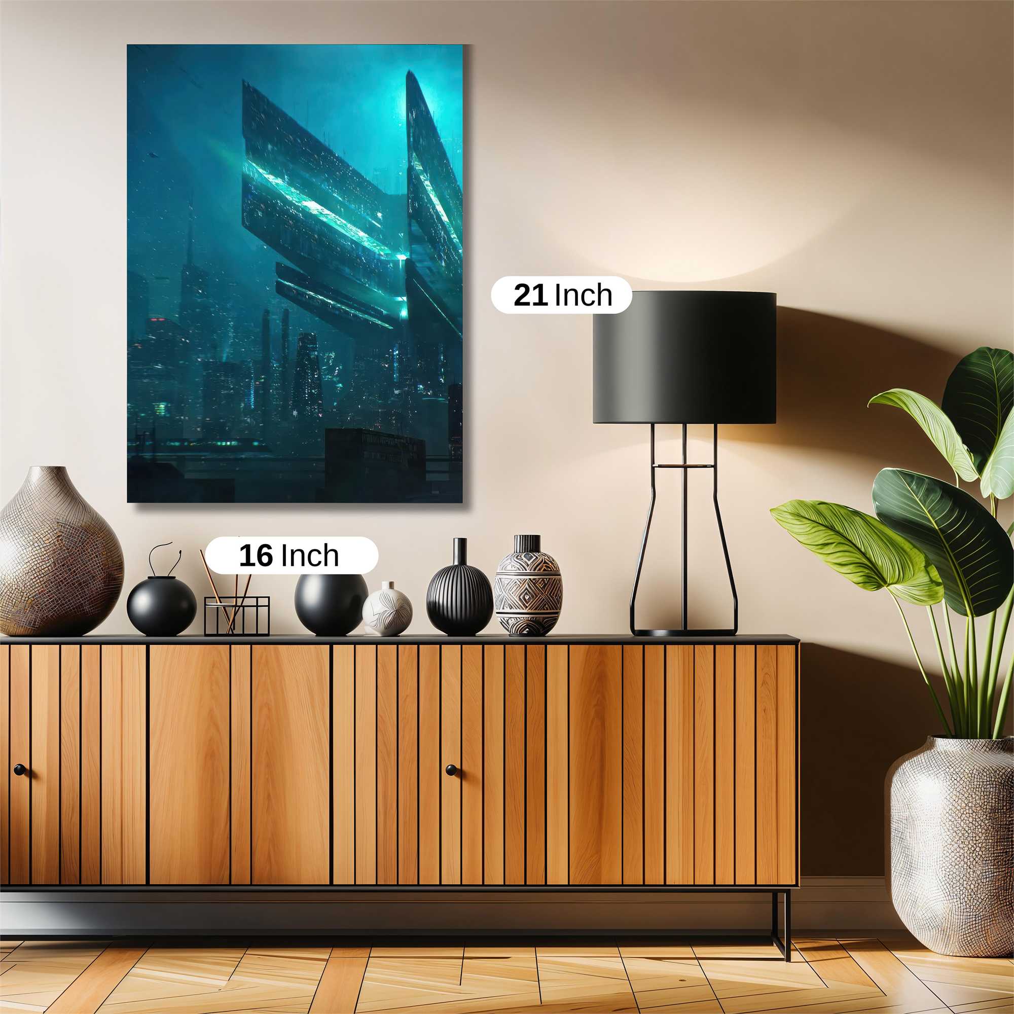 Neon Serenity Safe Wall Magnetic / M