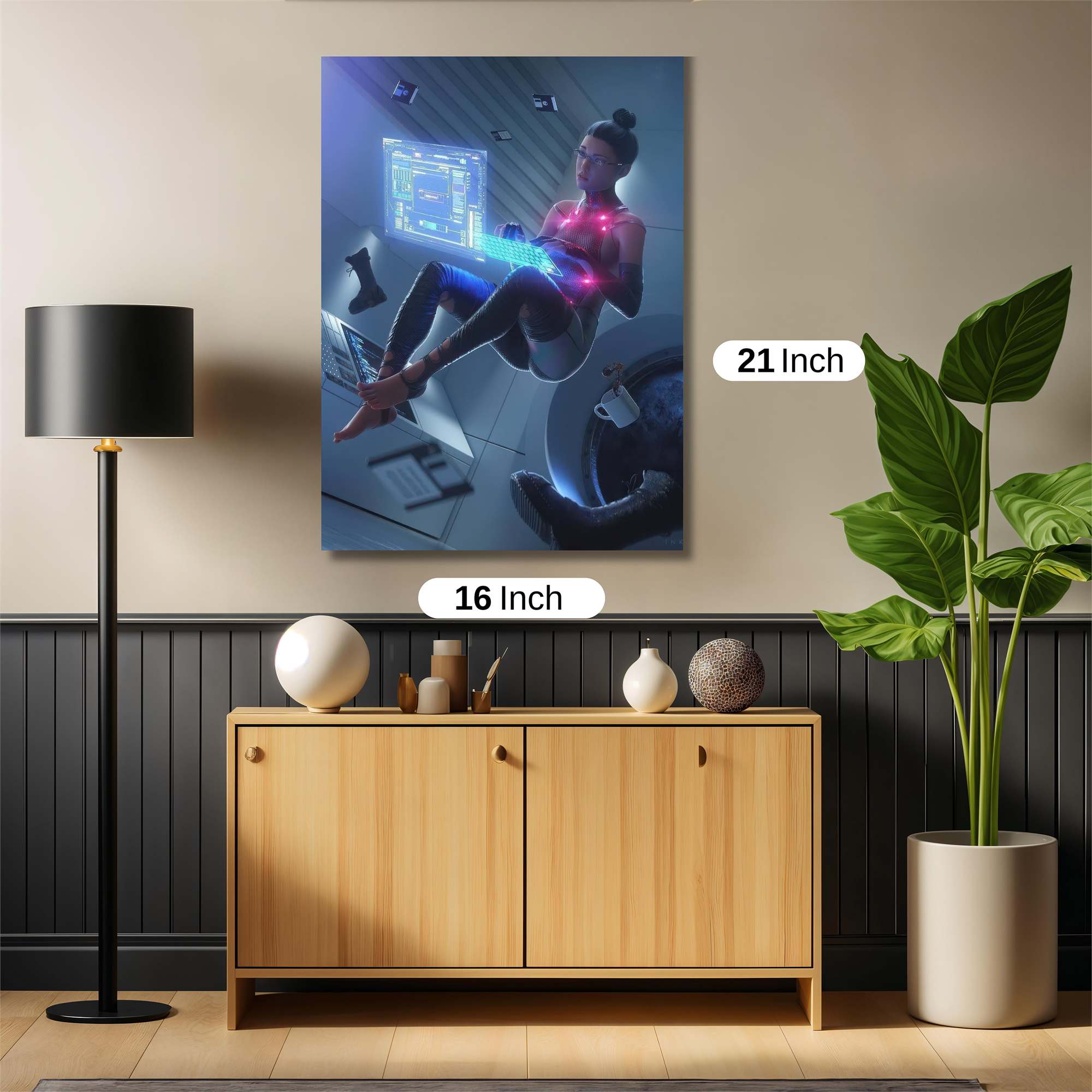 Cyber Zen Safe Wall Magnetic / M