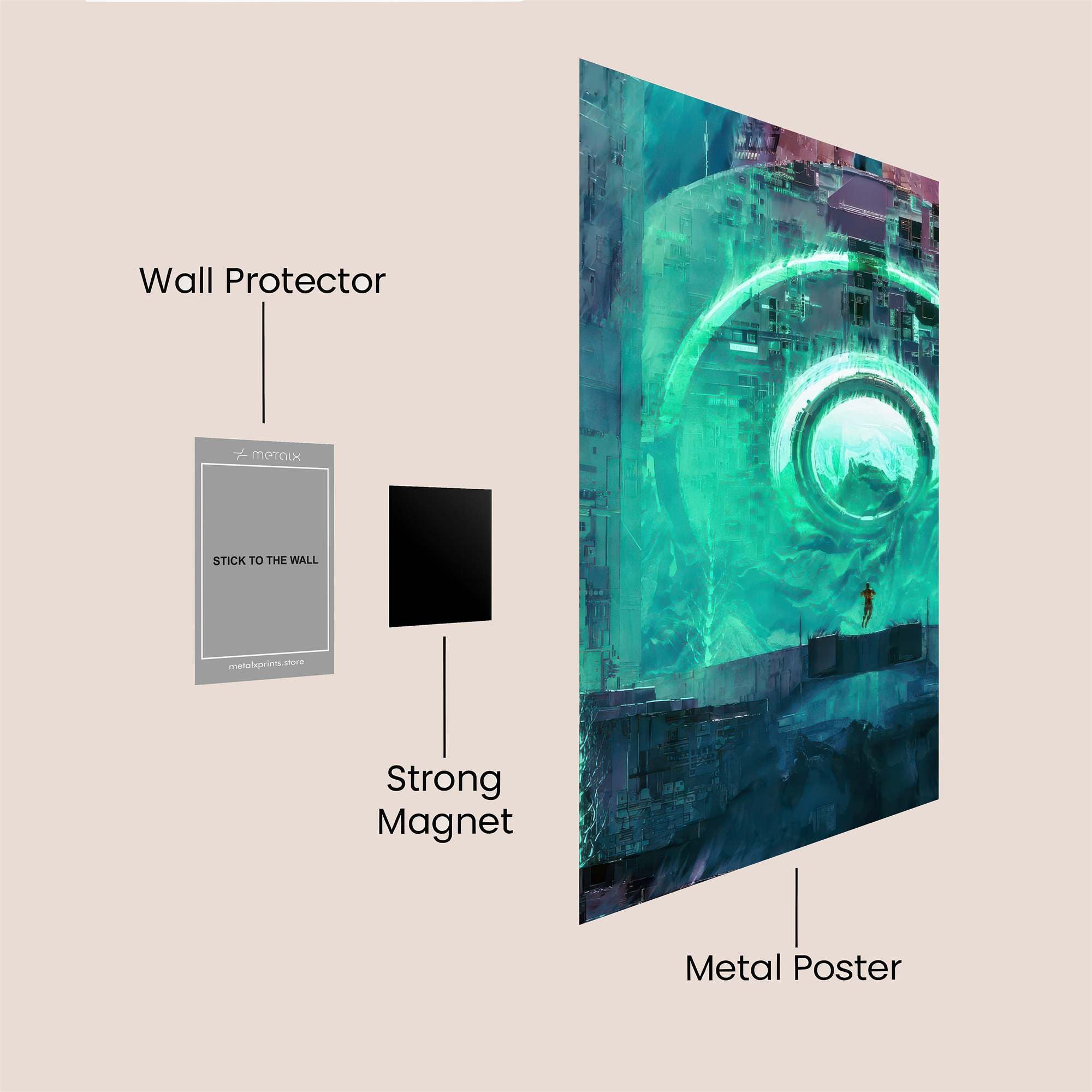 Portal Enigmatic Safe Wall Magnetic / M