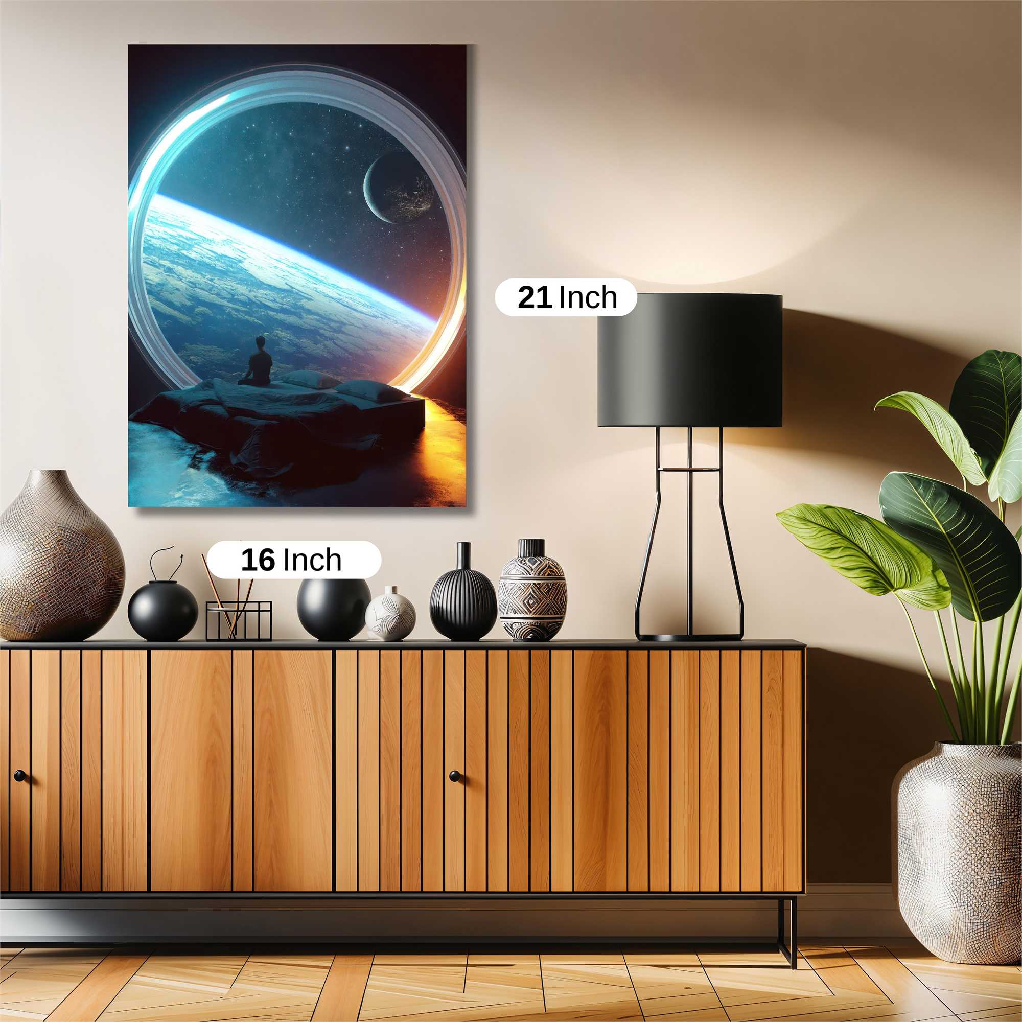 Futuristic Serenity Safe Wall Magnetic / M