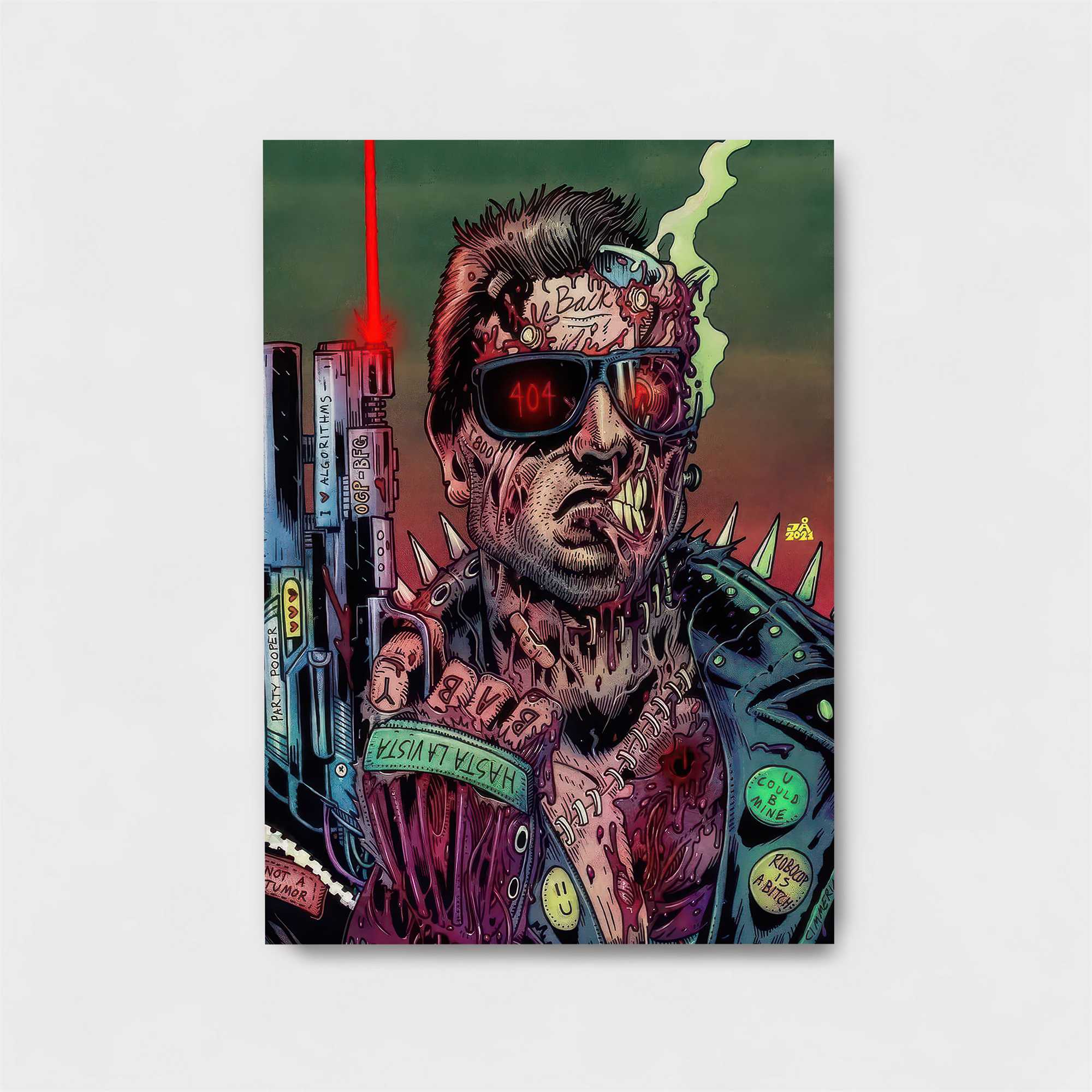 Terminator Angst Safe Wall Magnetic / M