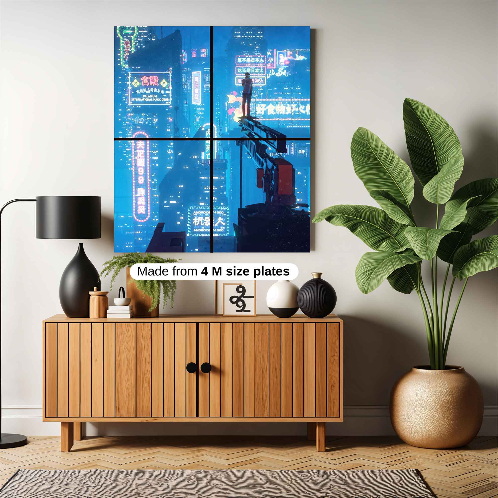 Neon Solitude Safe Wall Magnetic / M