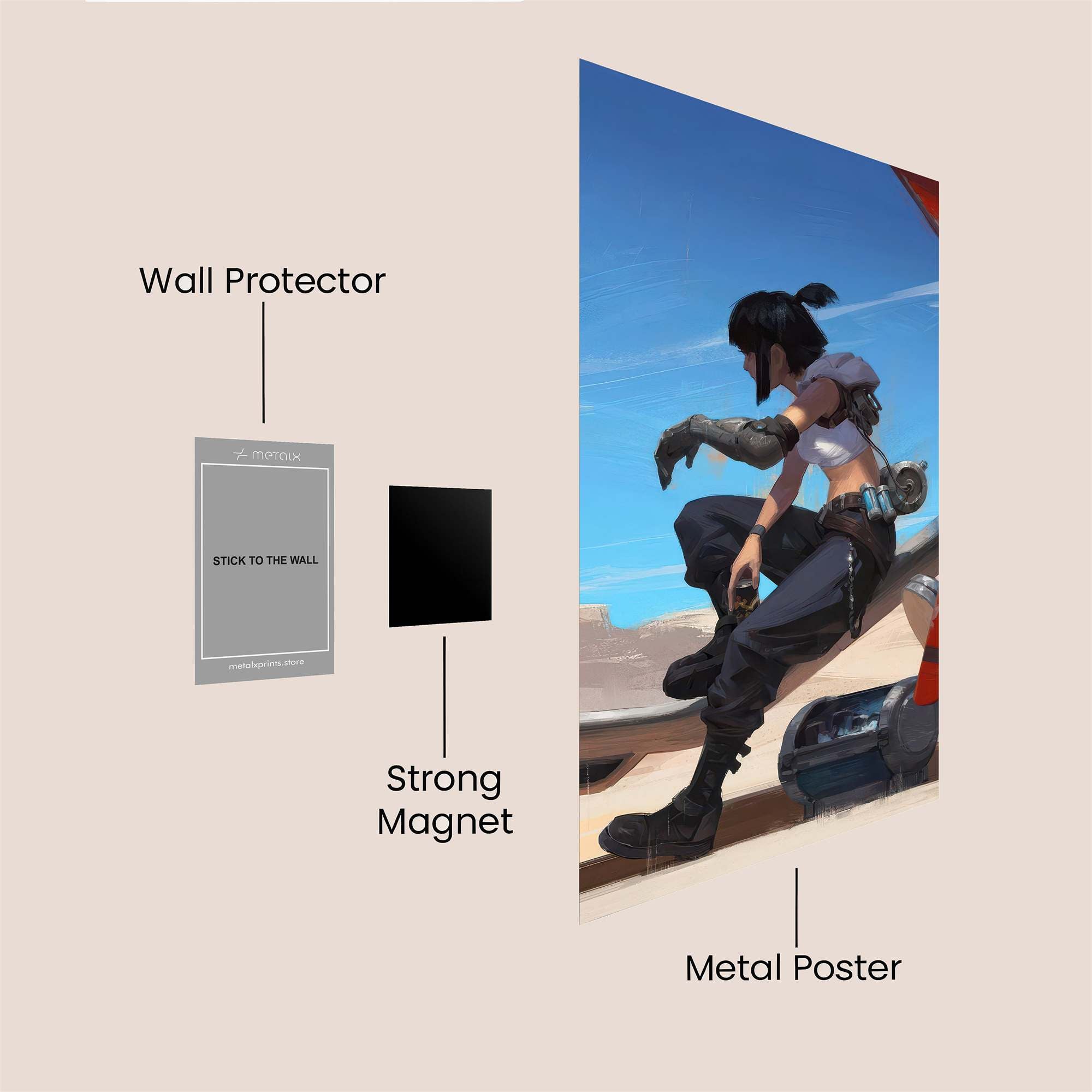 Pilot Serenity Safe Wall Magnetic / M