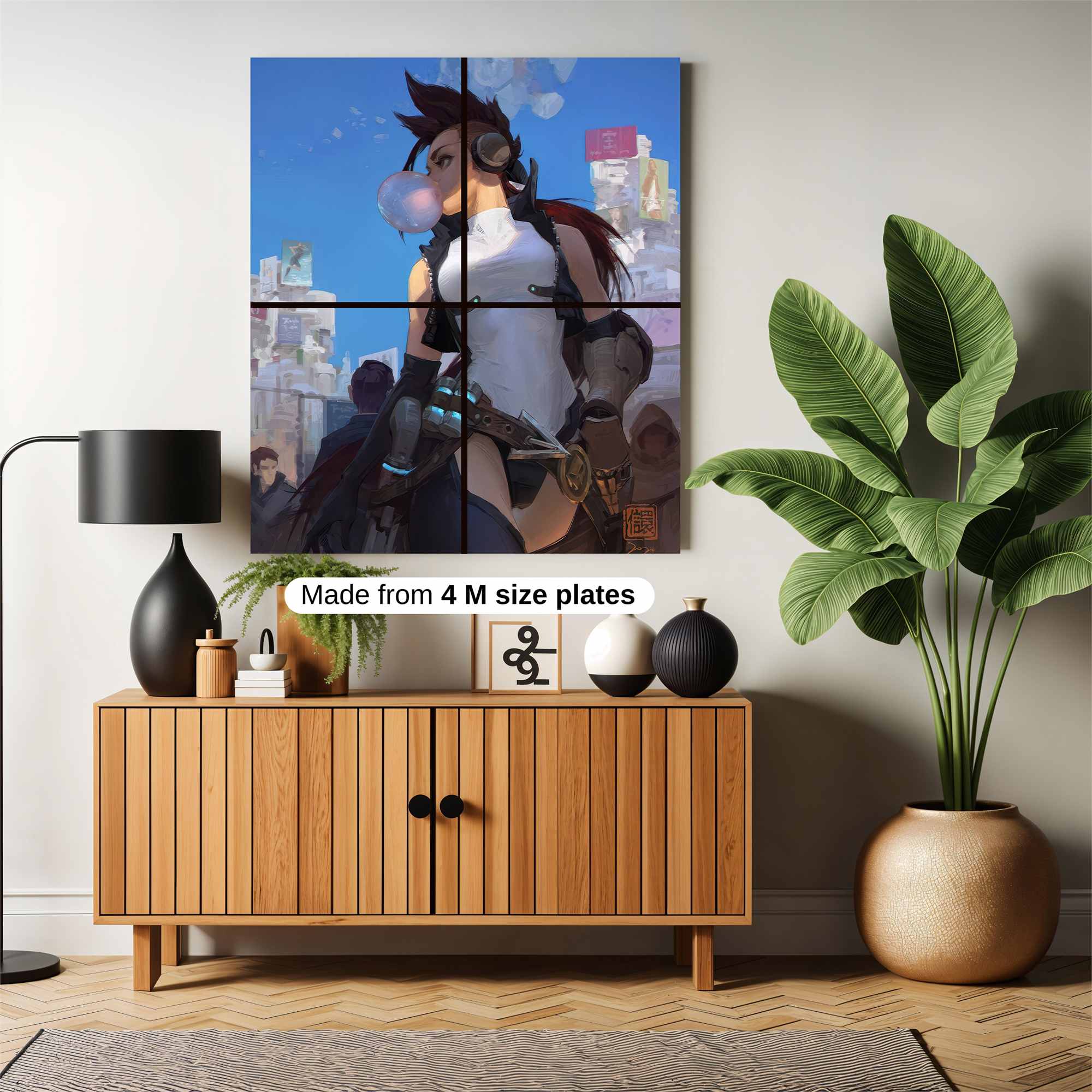 Cyberpunk Dreamer Safe Wall Magnetic / M