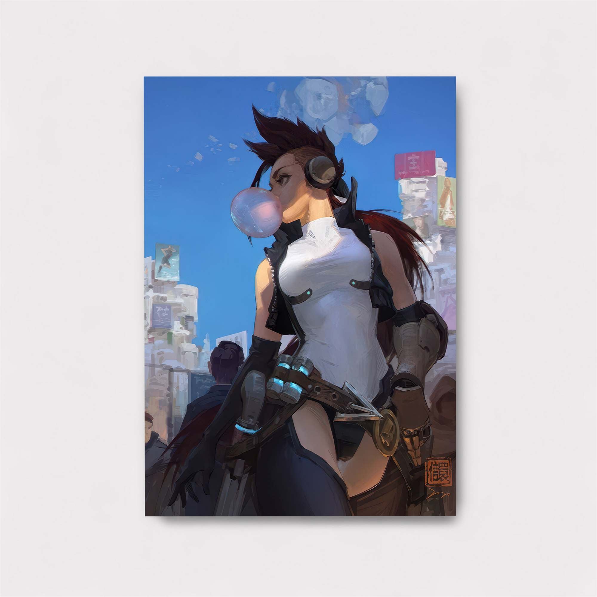 Cyberpunk Dreamer Safe Wall Magnetic / M