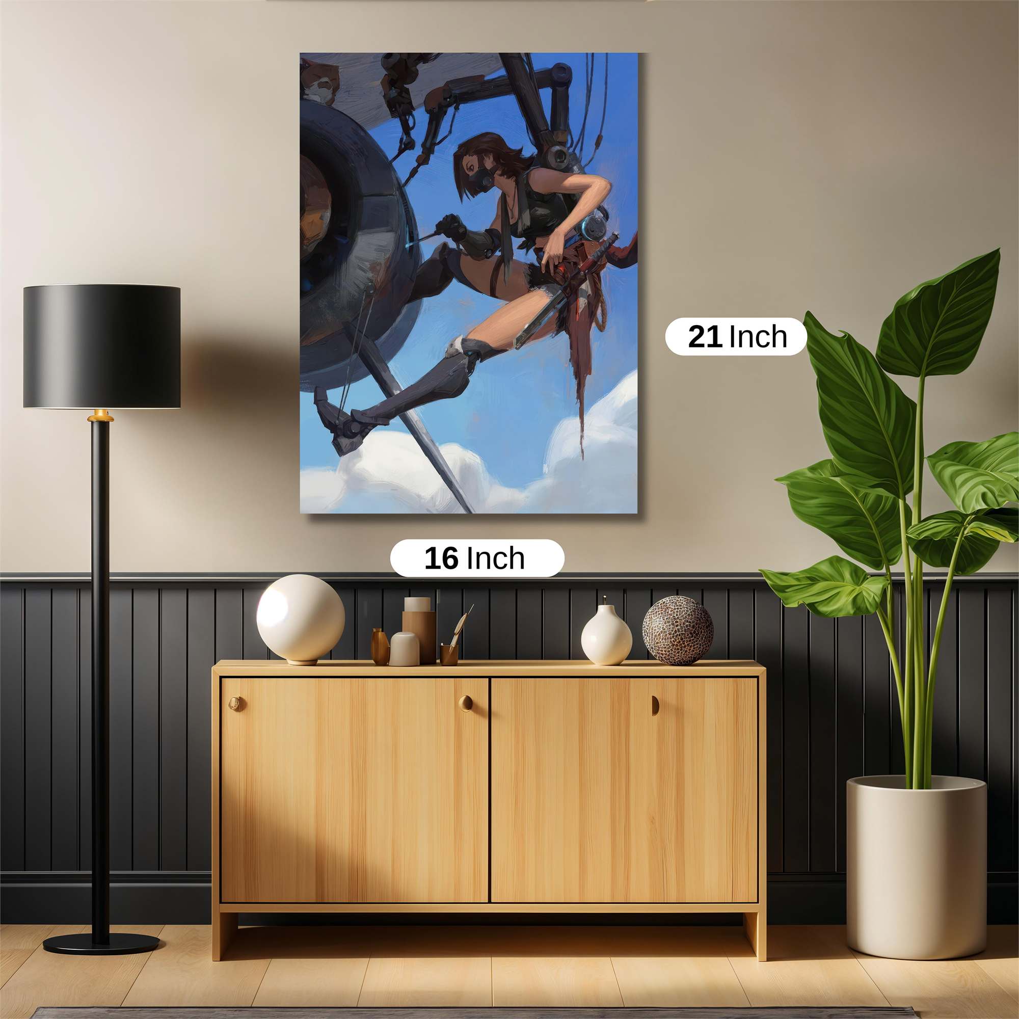 Sky Rebel Safe Wall Magnetic / M