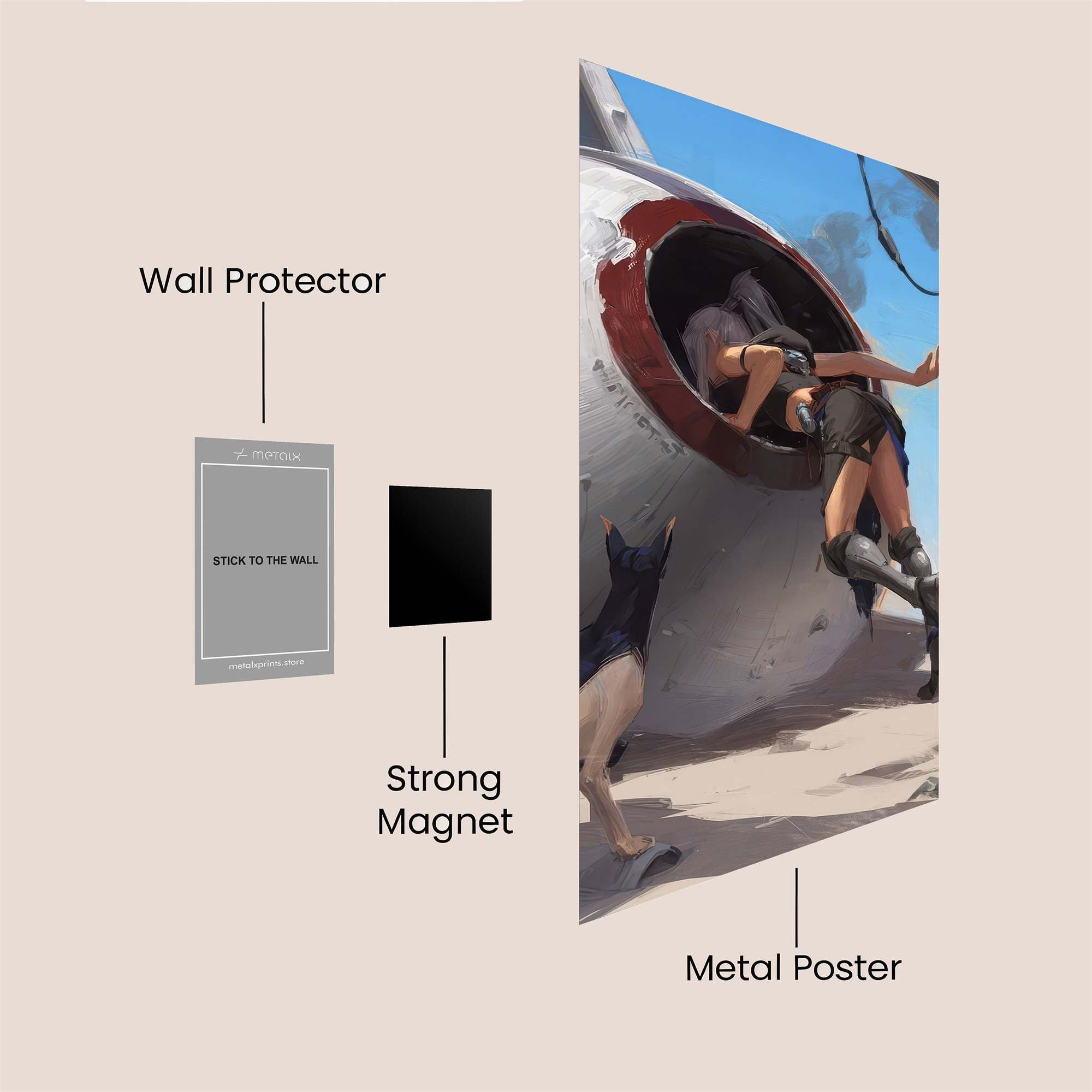 Crash Drama Safe Wall Magnetic / M