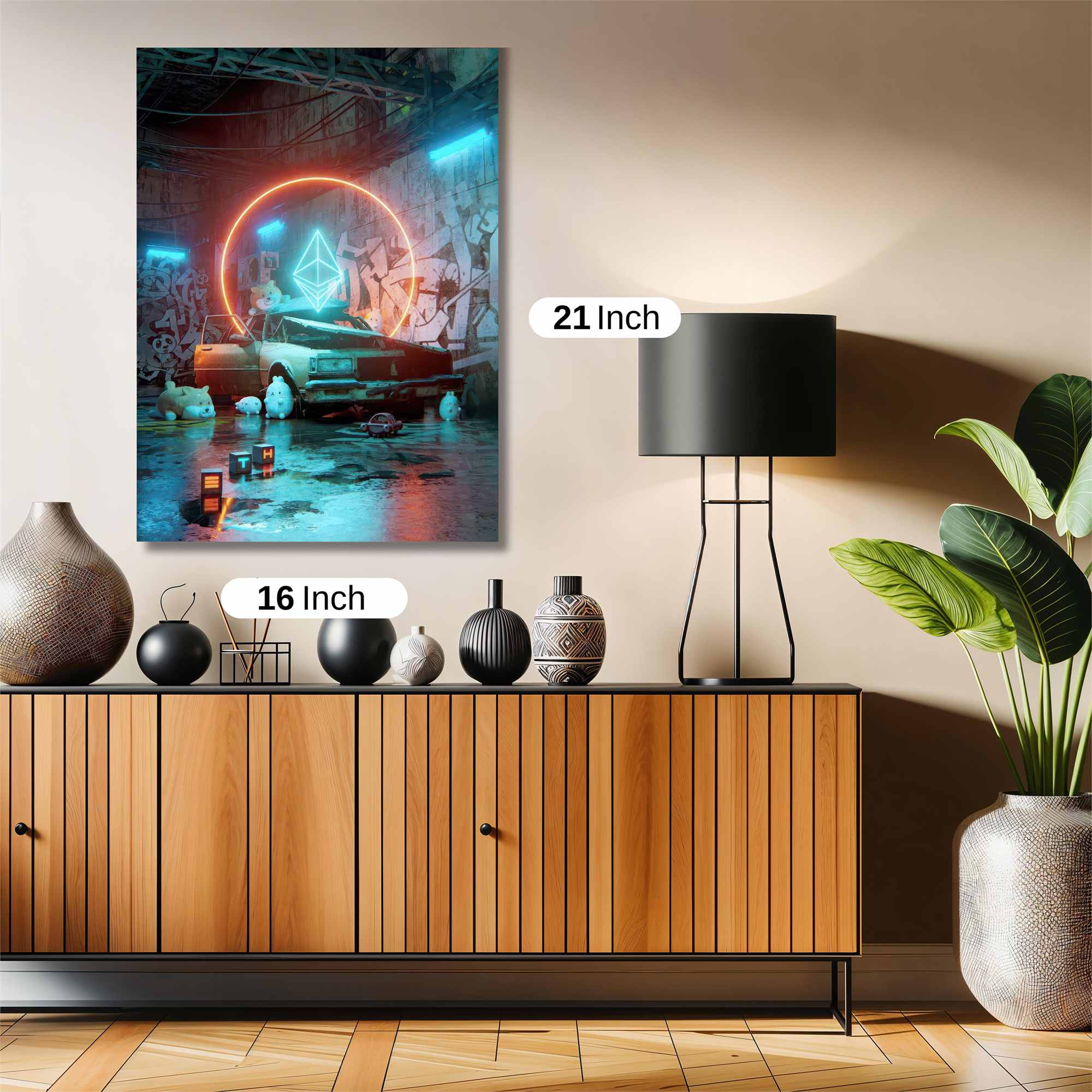 Ethereum Glow Safe Wall Magnetic / M