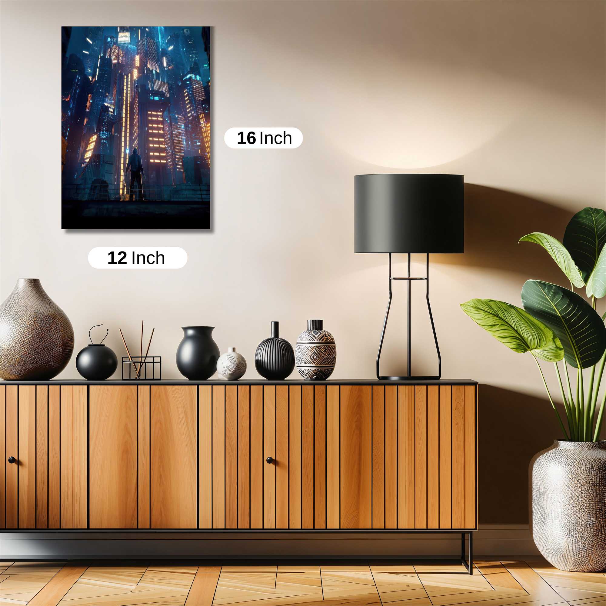 Cyberpunk Solitude Safe Wall Magnetic / M