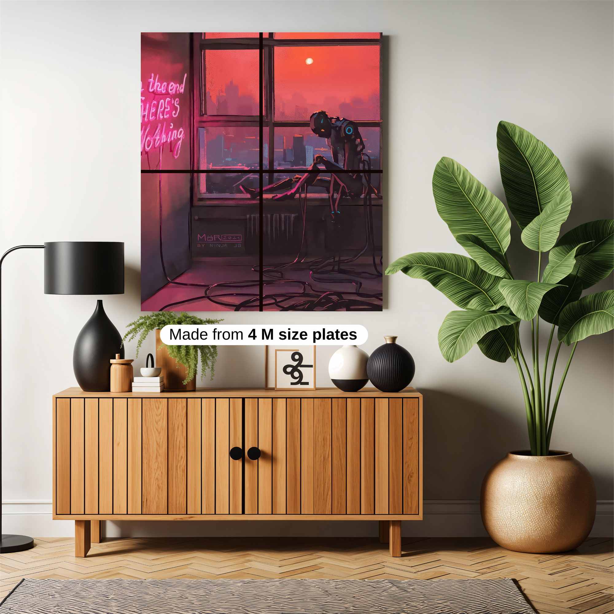 Robot Melancholy Safe Wall Magnetic / M