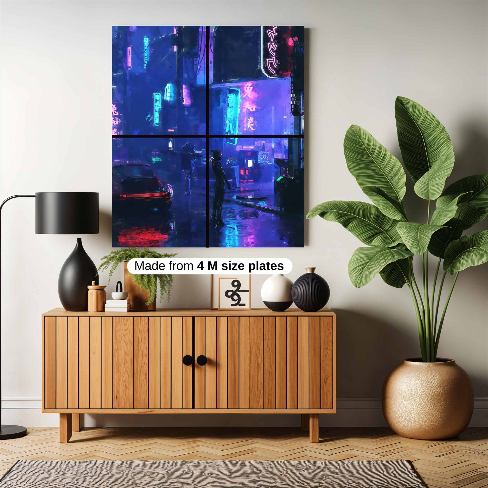 Neon Solitude Safe Wall Magnetic / M