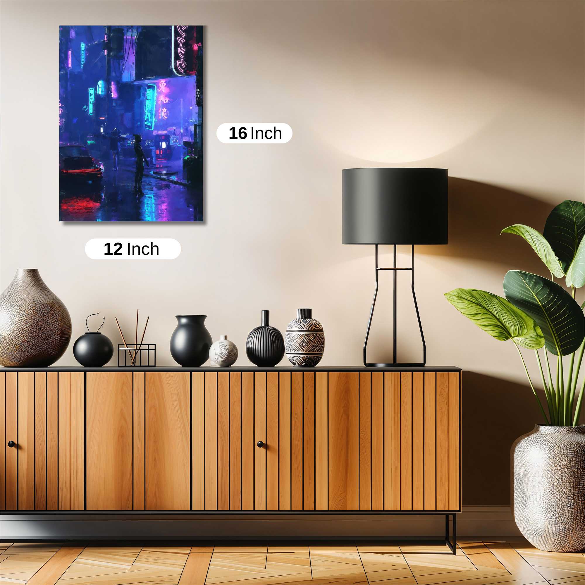 Neon Solitude Safe Wall Magnetic / M