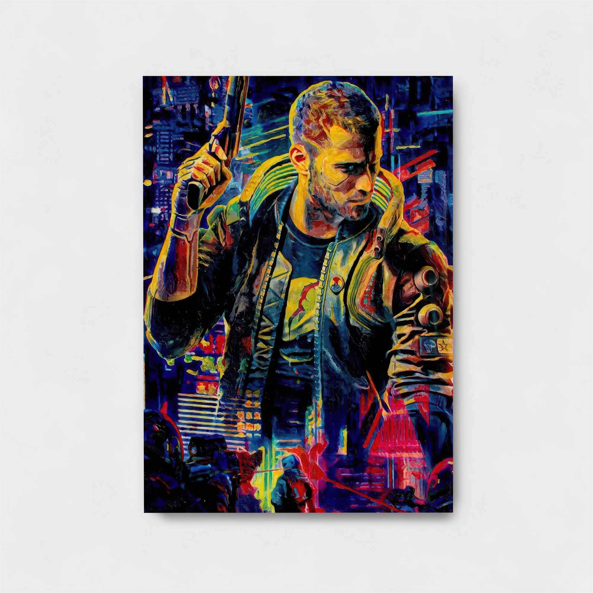 Cyberpunk Vigilante Safe Wall Magnetic / M