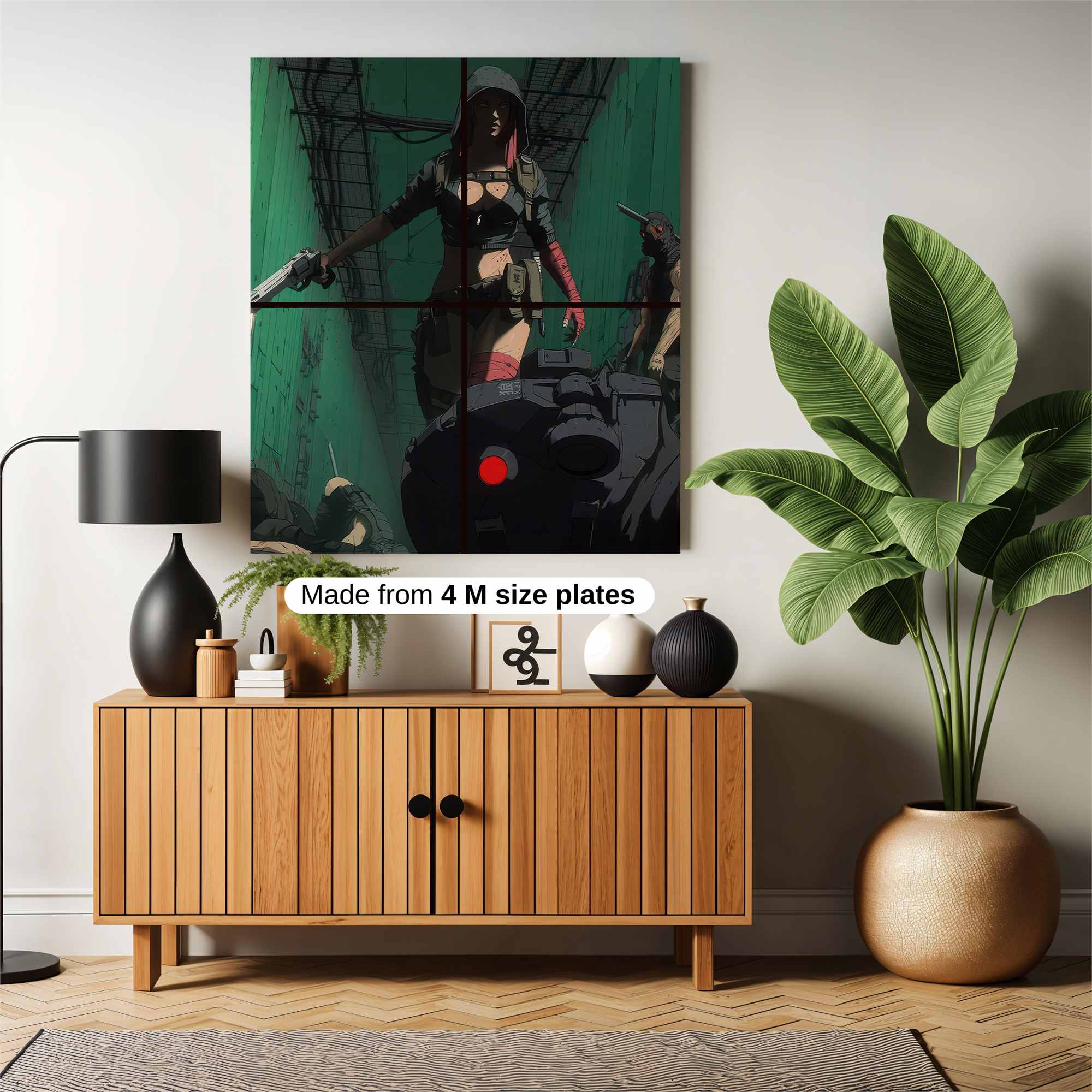 Neon Atmosphere Safe Wall Magnetic / M